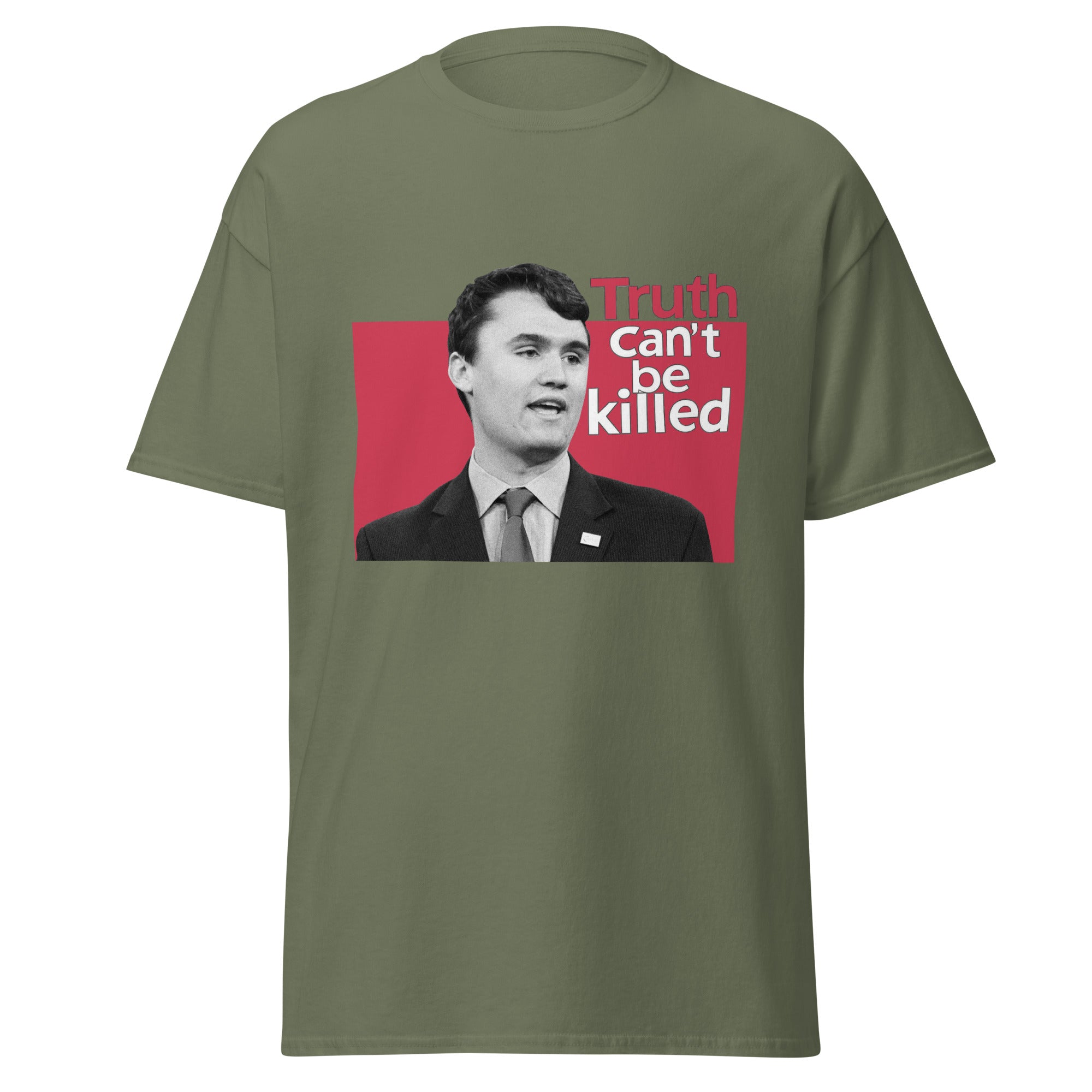 Charlie Kirk Shirt, Truth Can't Be Killed T-Shirt T-Shirt - Tophatter Daily Deals