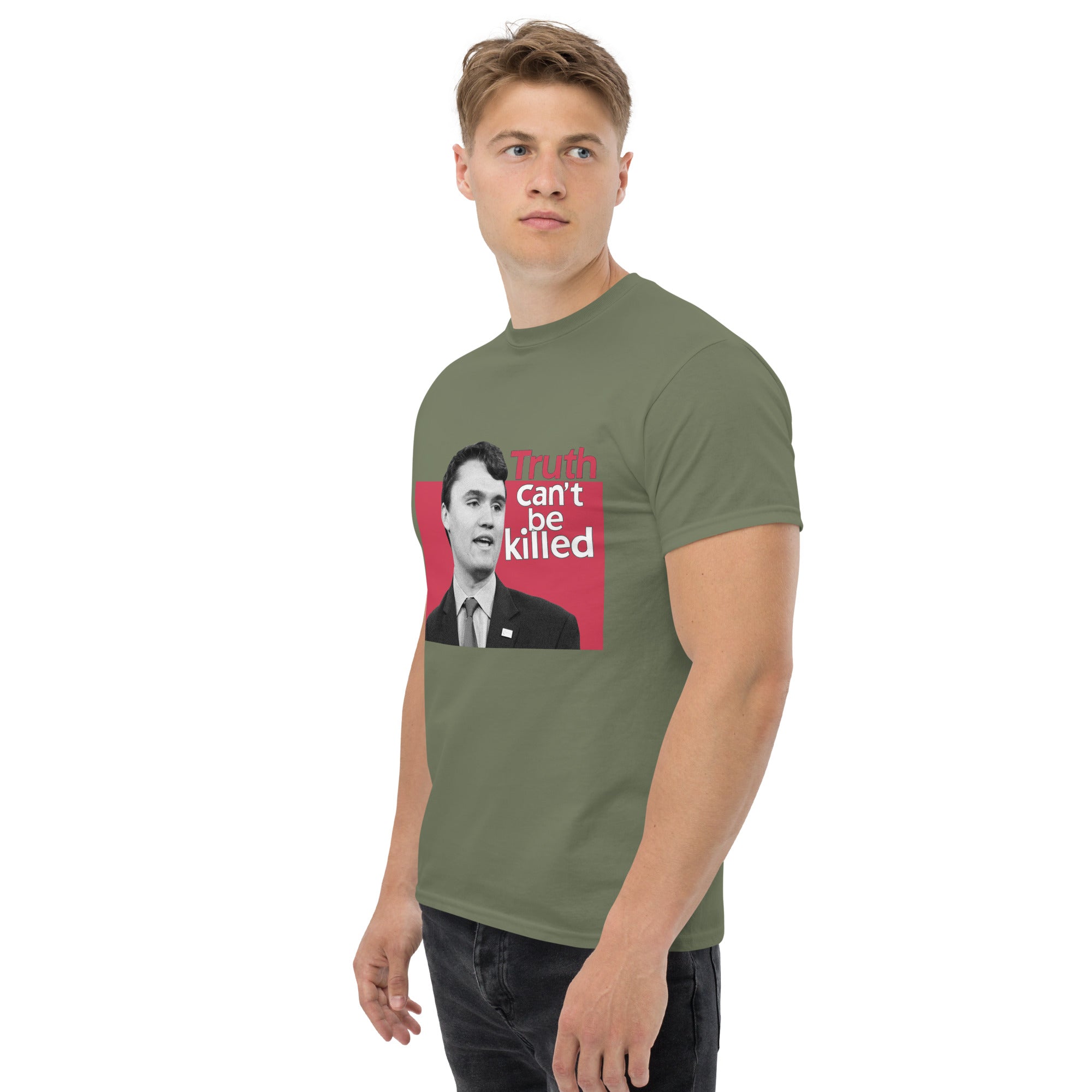 Charlie Kirk Shirt, Truth Can't Be Killed T-Shirt T-Shirt - Tophatter Daily Deals