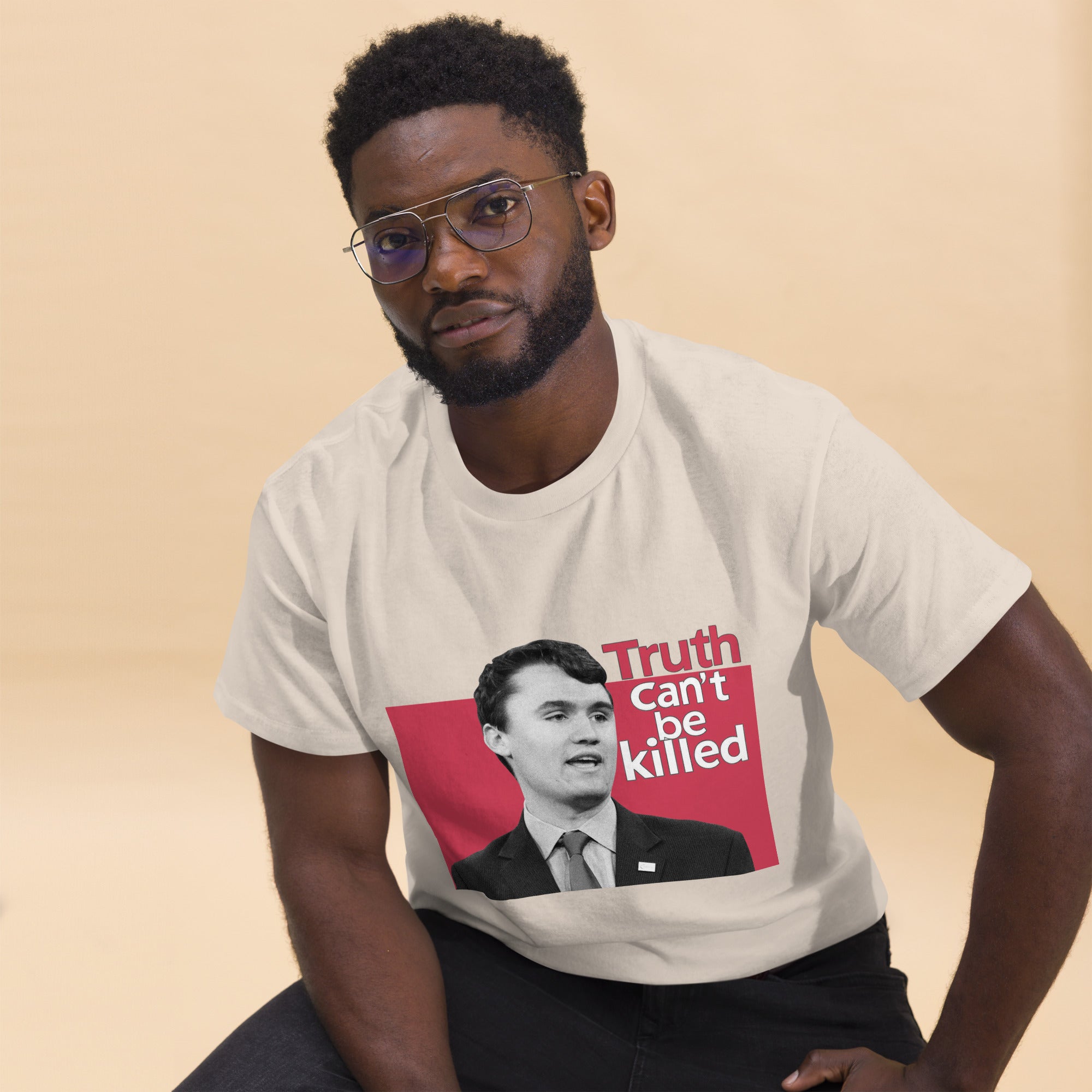Charlie Kirk Shirt, Truth Can't Be Killed T-Shirt T-Shirt - Tophatter Daily Deals
