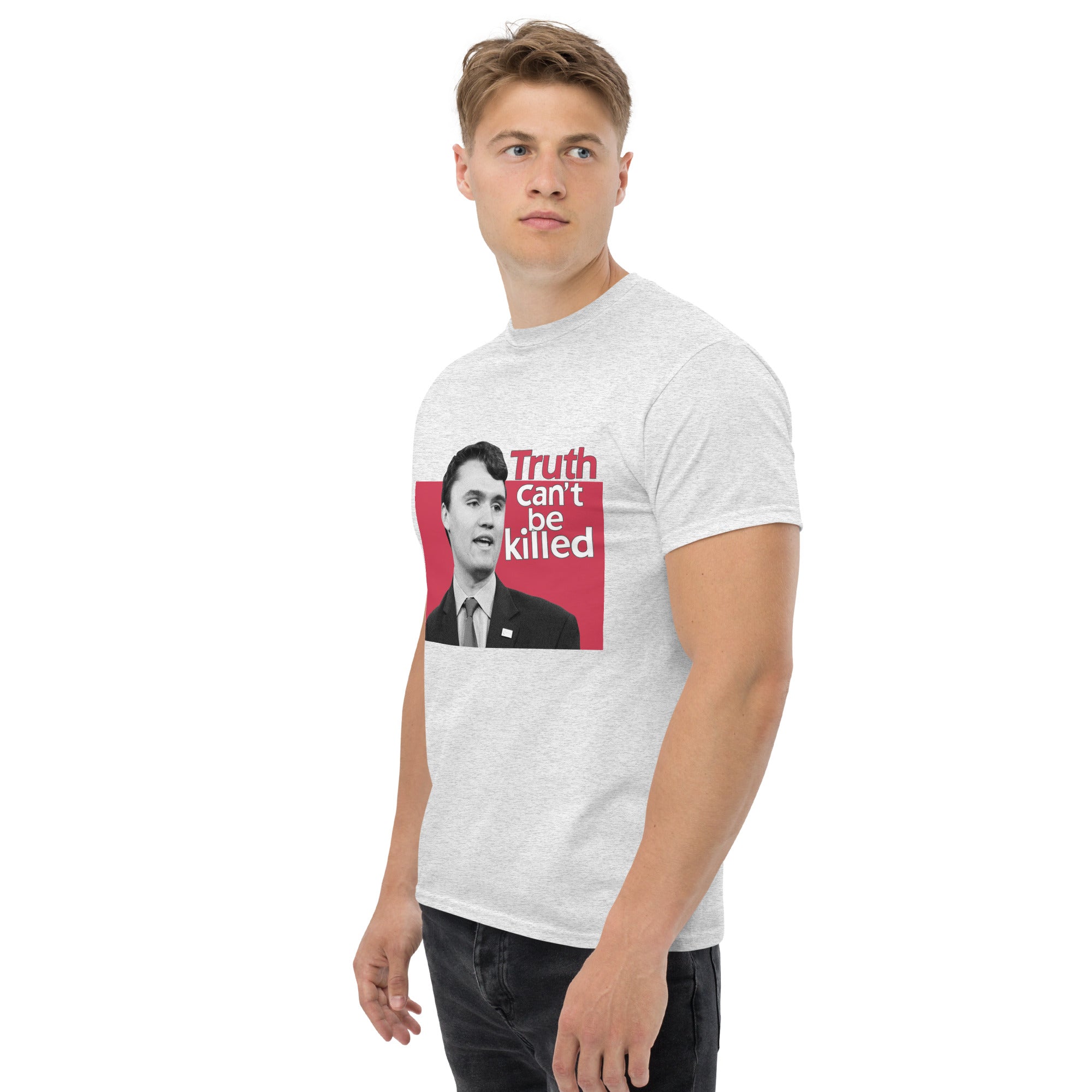 Charlie Kirk Shirt, Truth Can't Be Killed T-Shirt T-Shirt - Tophatter Daily Deals