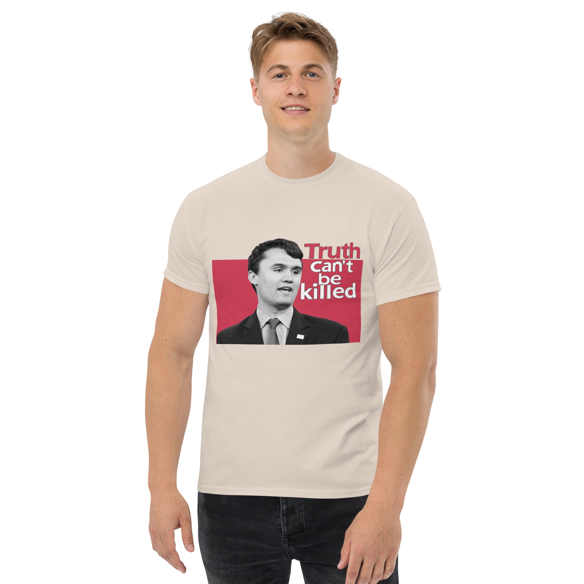 Charlie Kirk Shirt, Truth Can't Be Killed T-Shirt T-Shirt - Tophatter Daily Deals