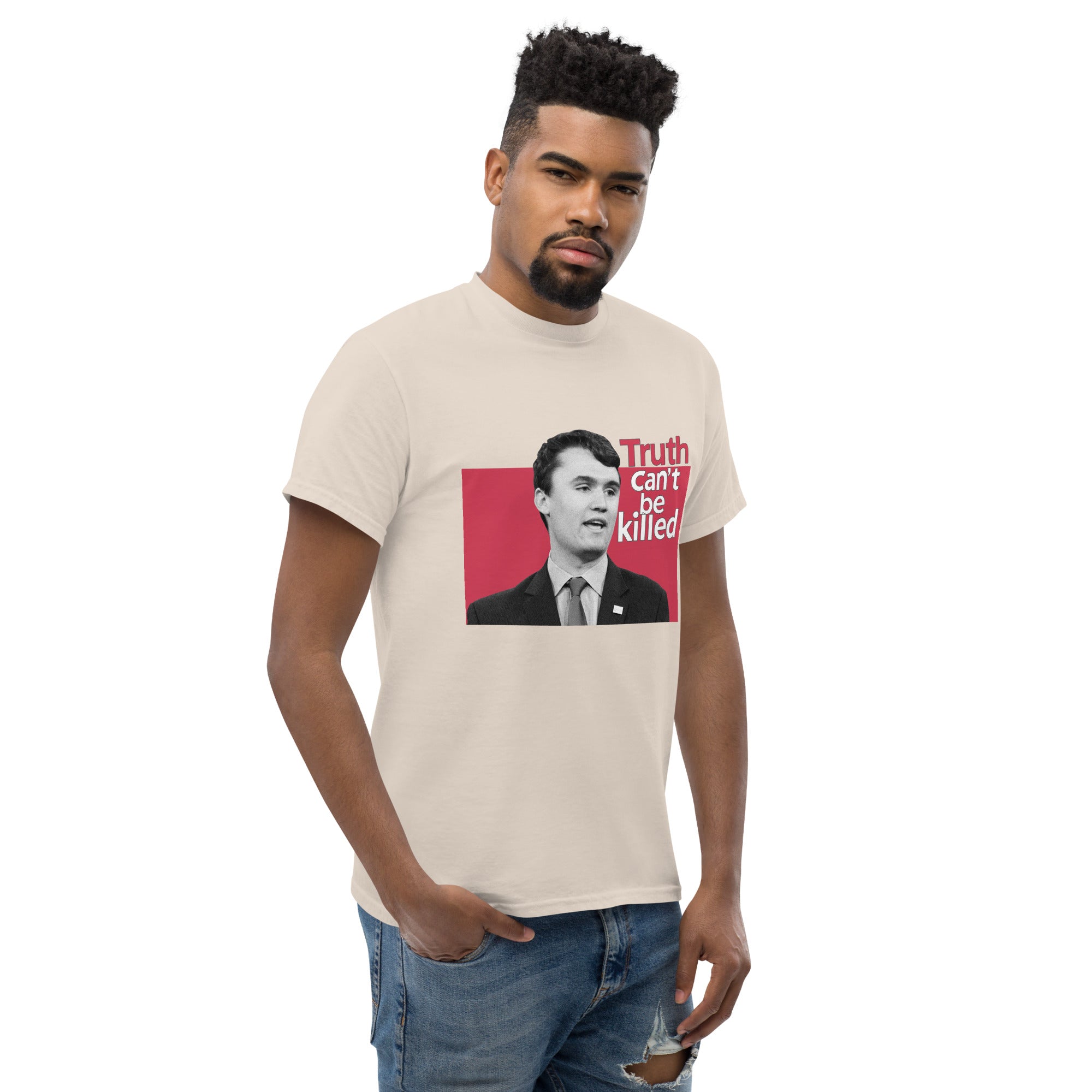 Charlie Kirk Shirt, Truth Can't Be Killed T-Shirt T-Shirt - Tophatter Daily Deals