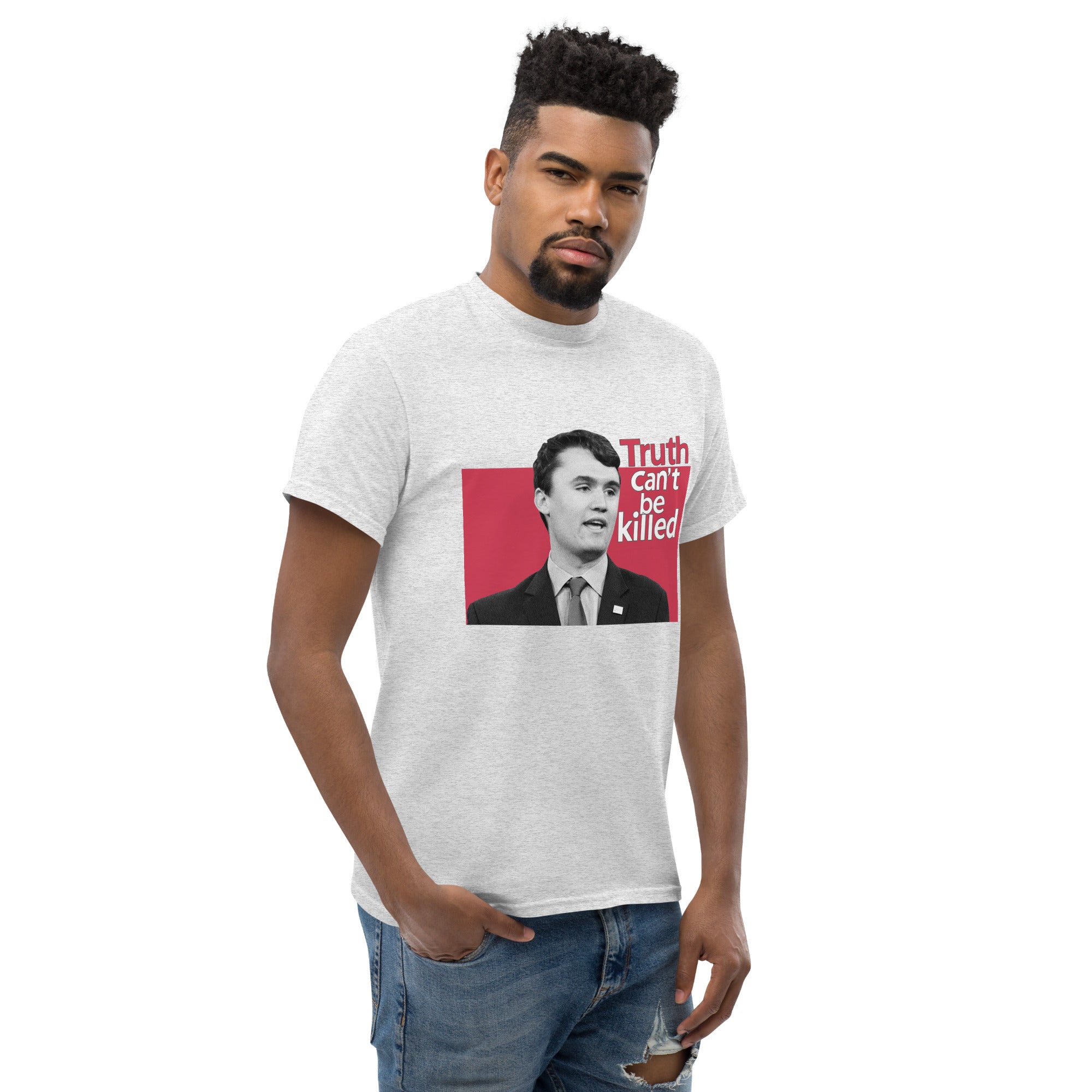 Charlie Kirk Shirt, Truth Can't Be Killed T-Shirt T-Shirt - Tophatter Daily Deals