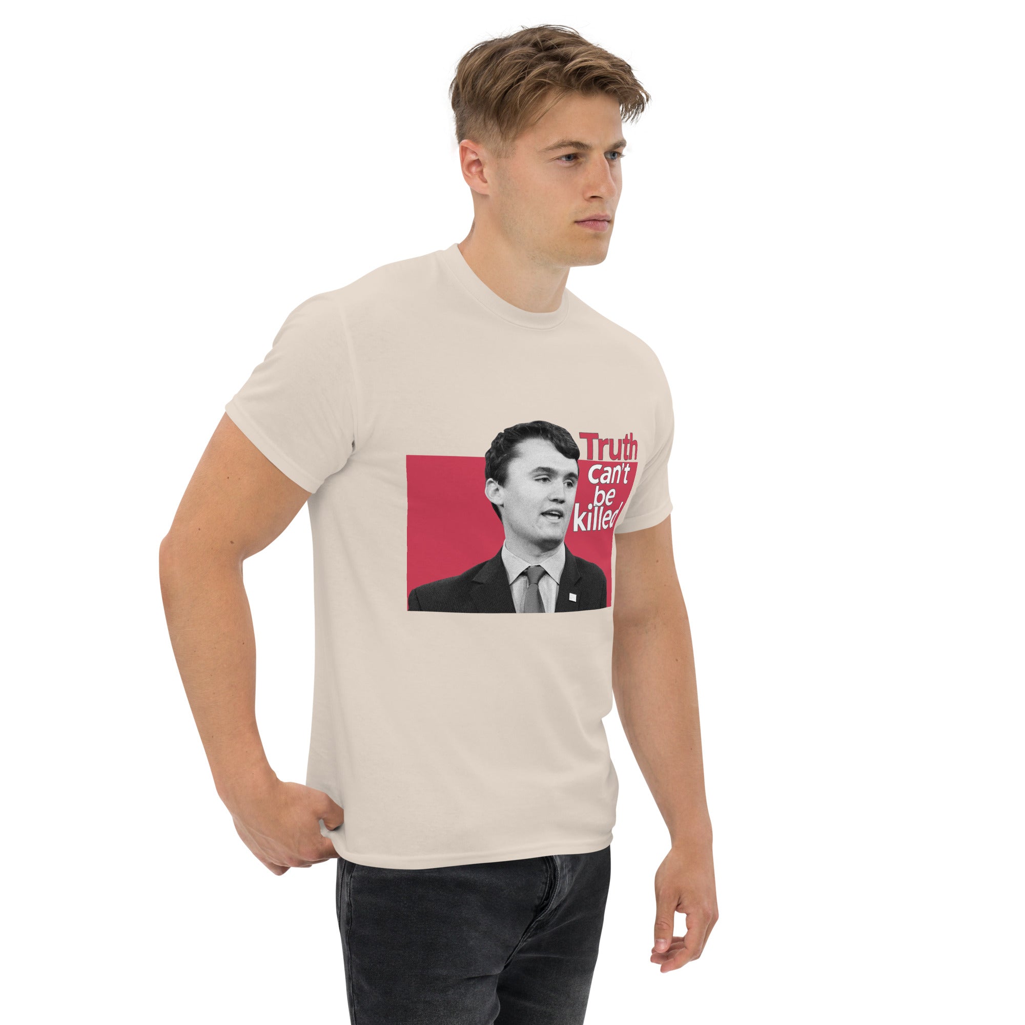 Charlie Kirk Shirt, Truth Can't Be Killed T-Shirt T-Shirt - Tophatter Daily Deals