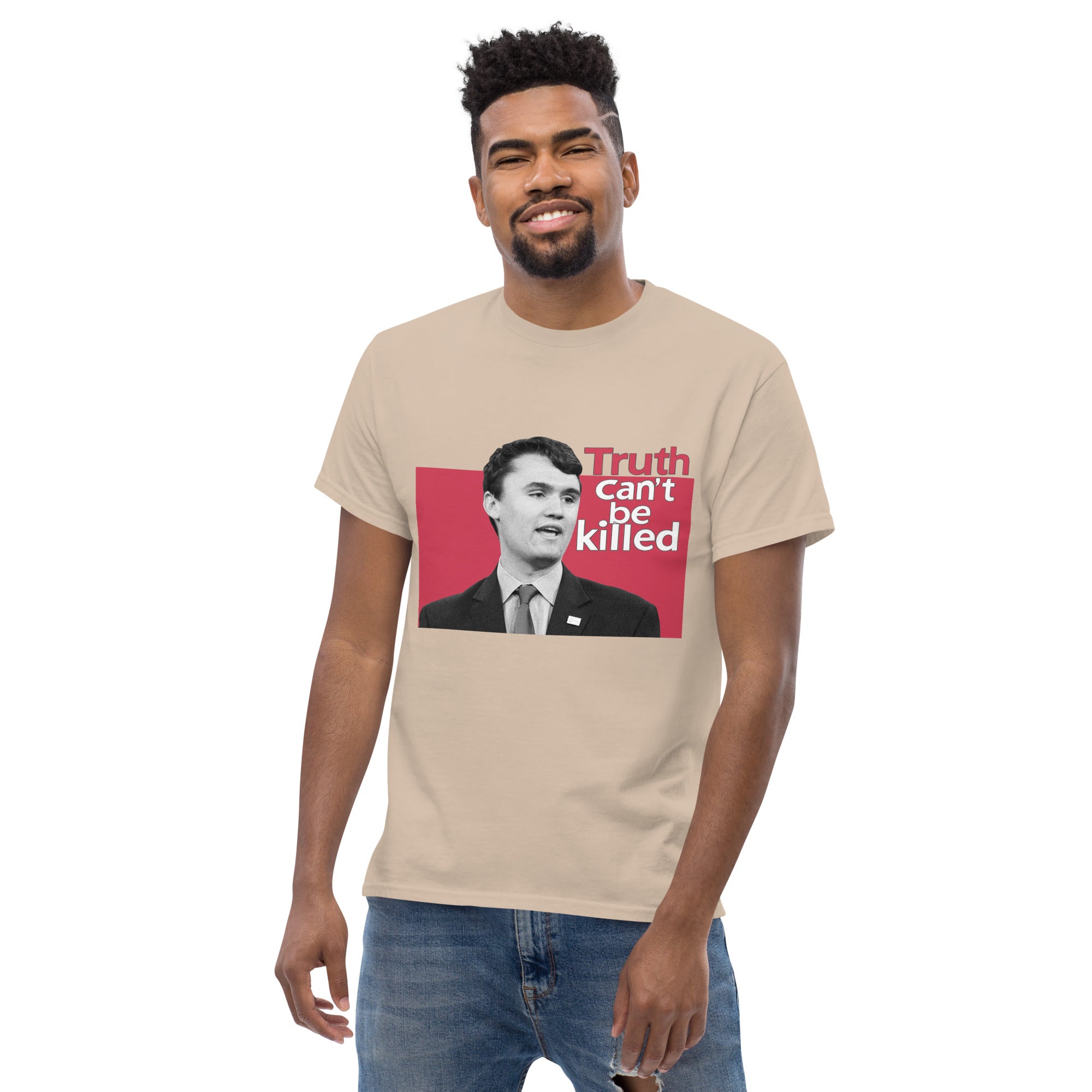 Charlie Kirk Shirt, Truth Can't Be Killed T-Shirt T-Shirt - Tophatter Daily Deals