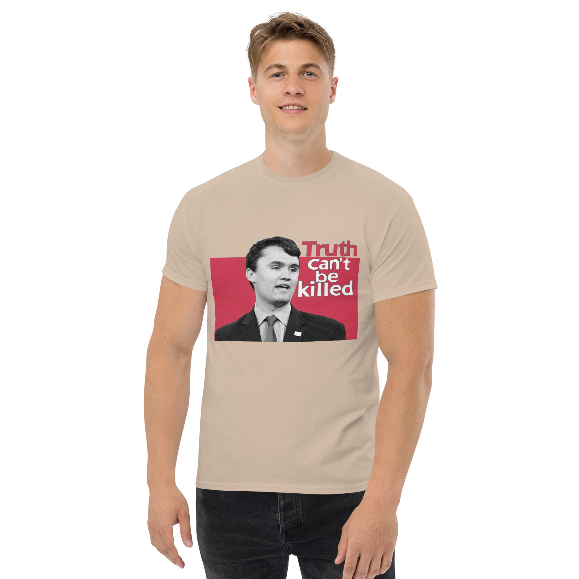 Charlie Kirk Shirt, Truth Can't Be Killed T-Shirt T-Shirt - Tophatter Daily Deals