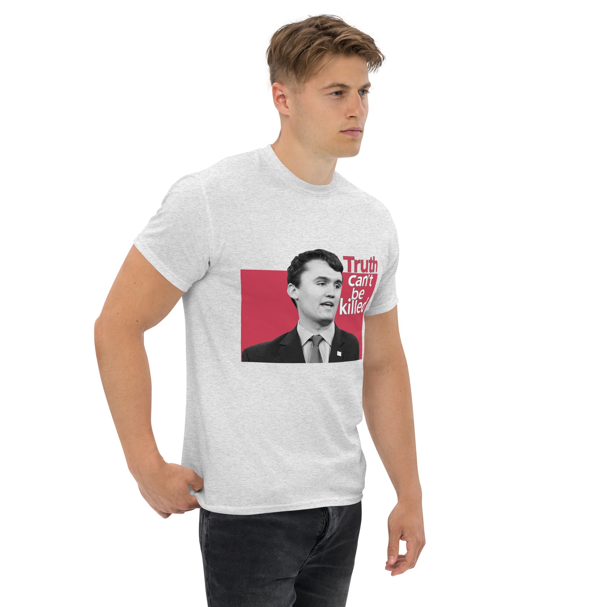 Charlie Kirk Shirt, Truth Can't Be Killed T-Shirt T-Shirt - Tophatter Daily Deals