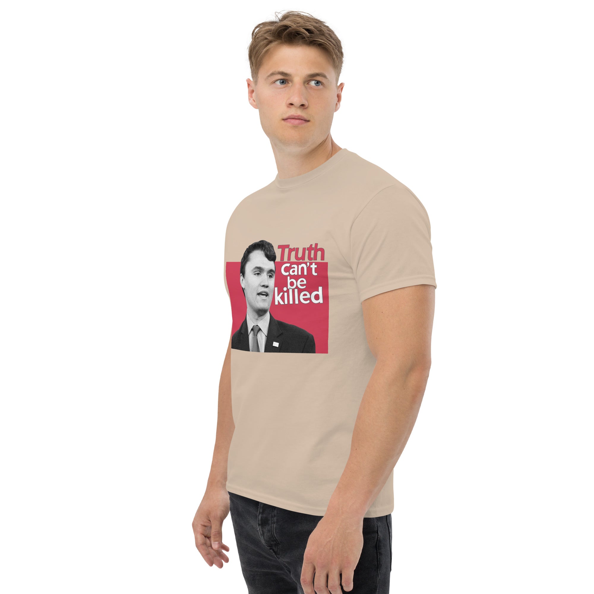 Charlie Kirk Shirt, Truth Can't Be Killed T-Shirt T-Shirt - Tophatter Daily Deals