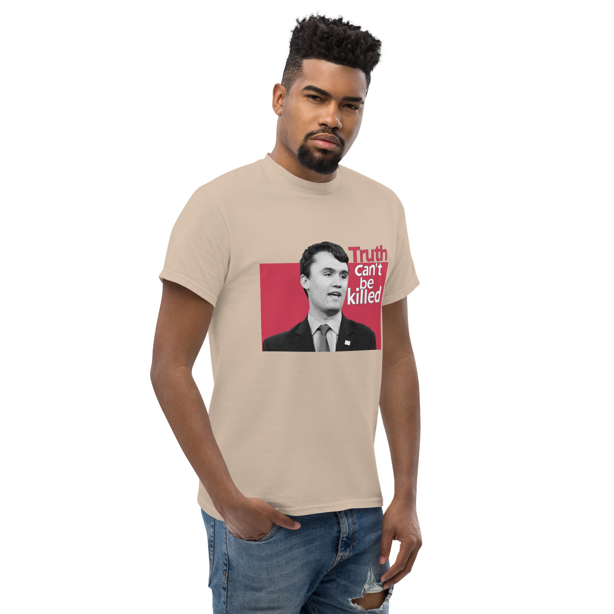 Charlie Kirk Shirt, Truth Can't Be Killed T-Shirt T-Shirt - Tophatter Daily Deals