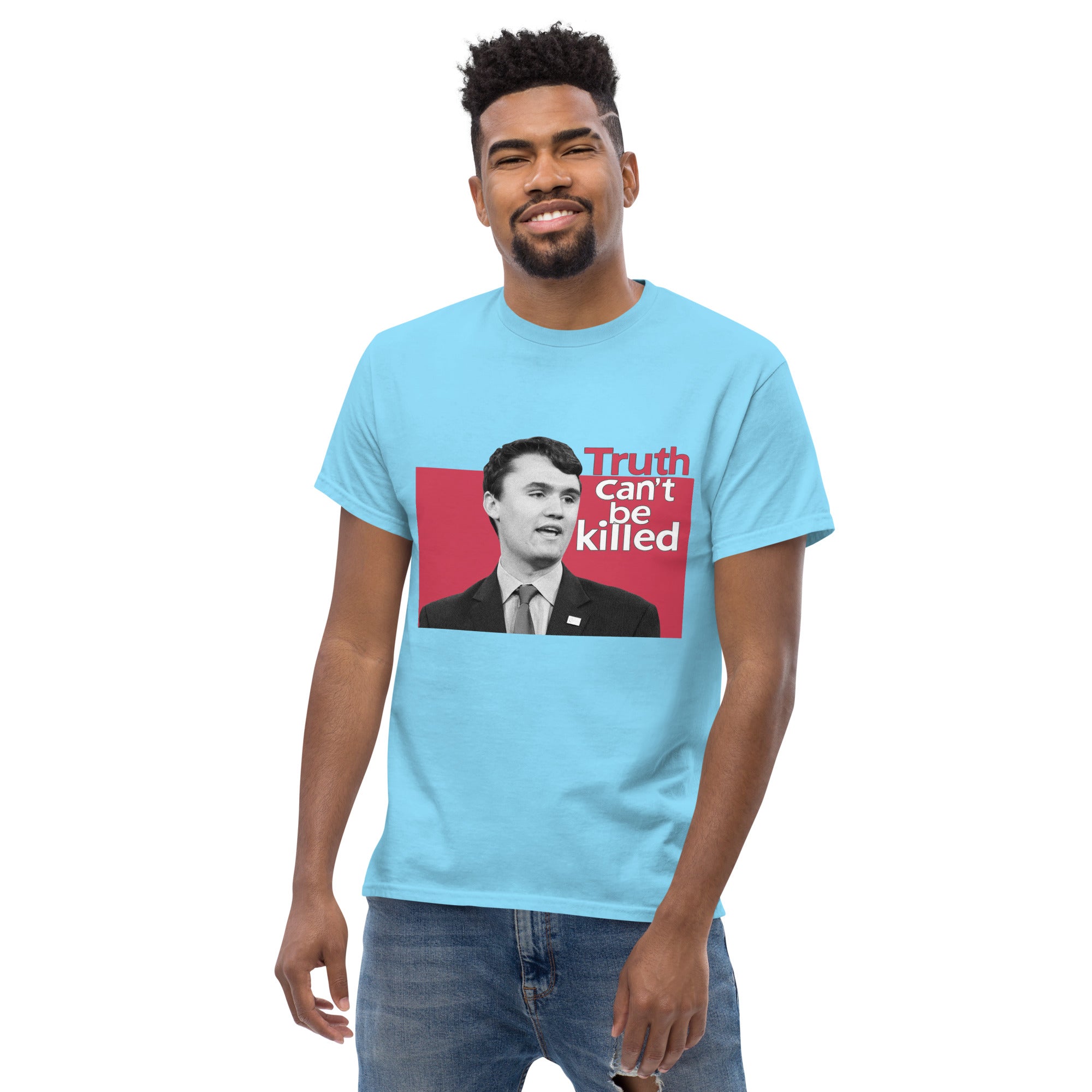 Charlie Kirk Shirt, Truth Can't Be Killed T-Shirt T-Shirt - Tophatter Daily Deals