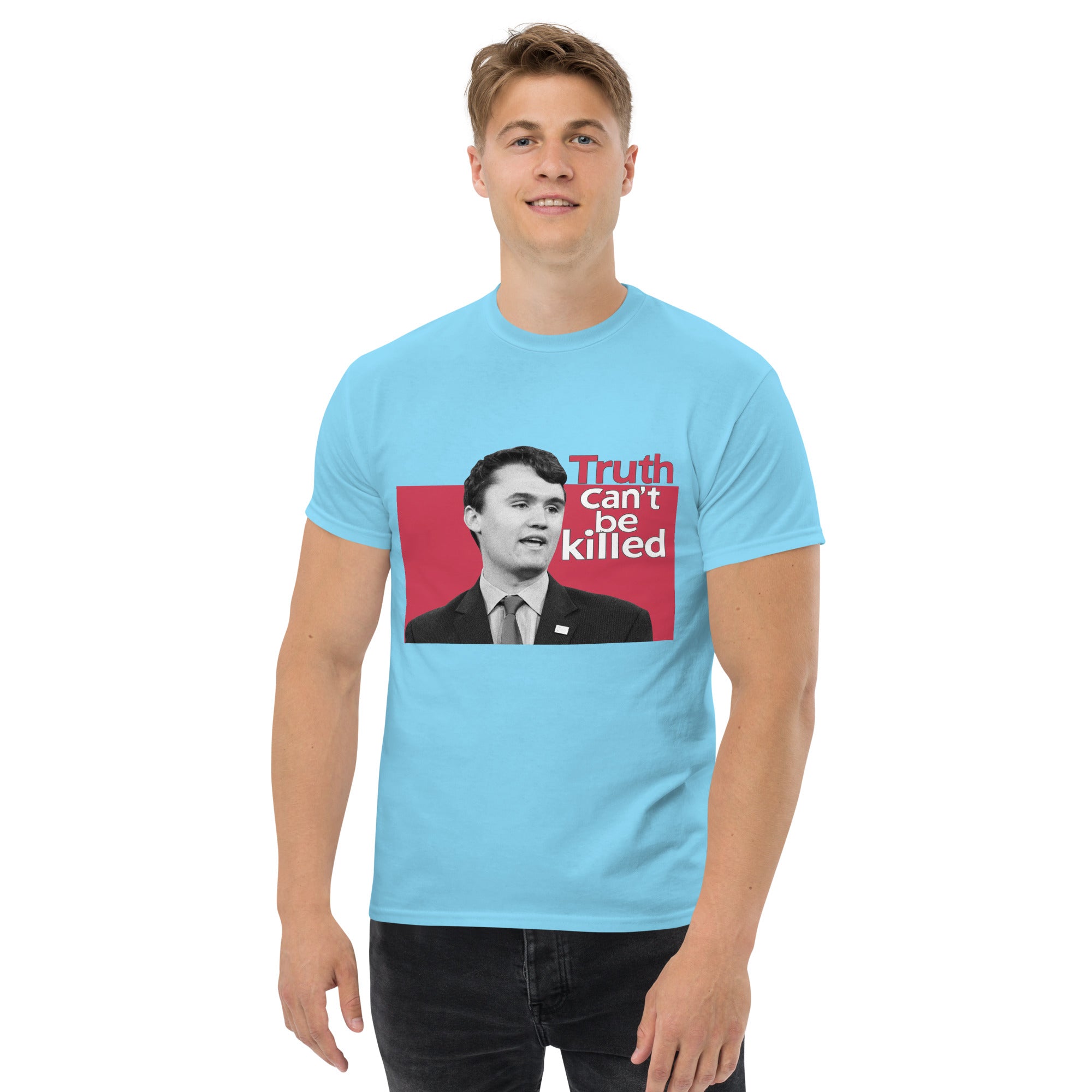 Charlie Kirk Shirt, Truth Can't Be Killed T-Shirt T-Shirt - Tophatter Daily Deals