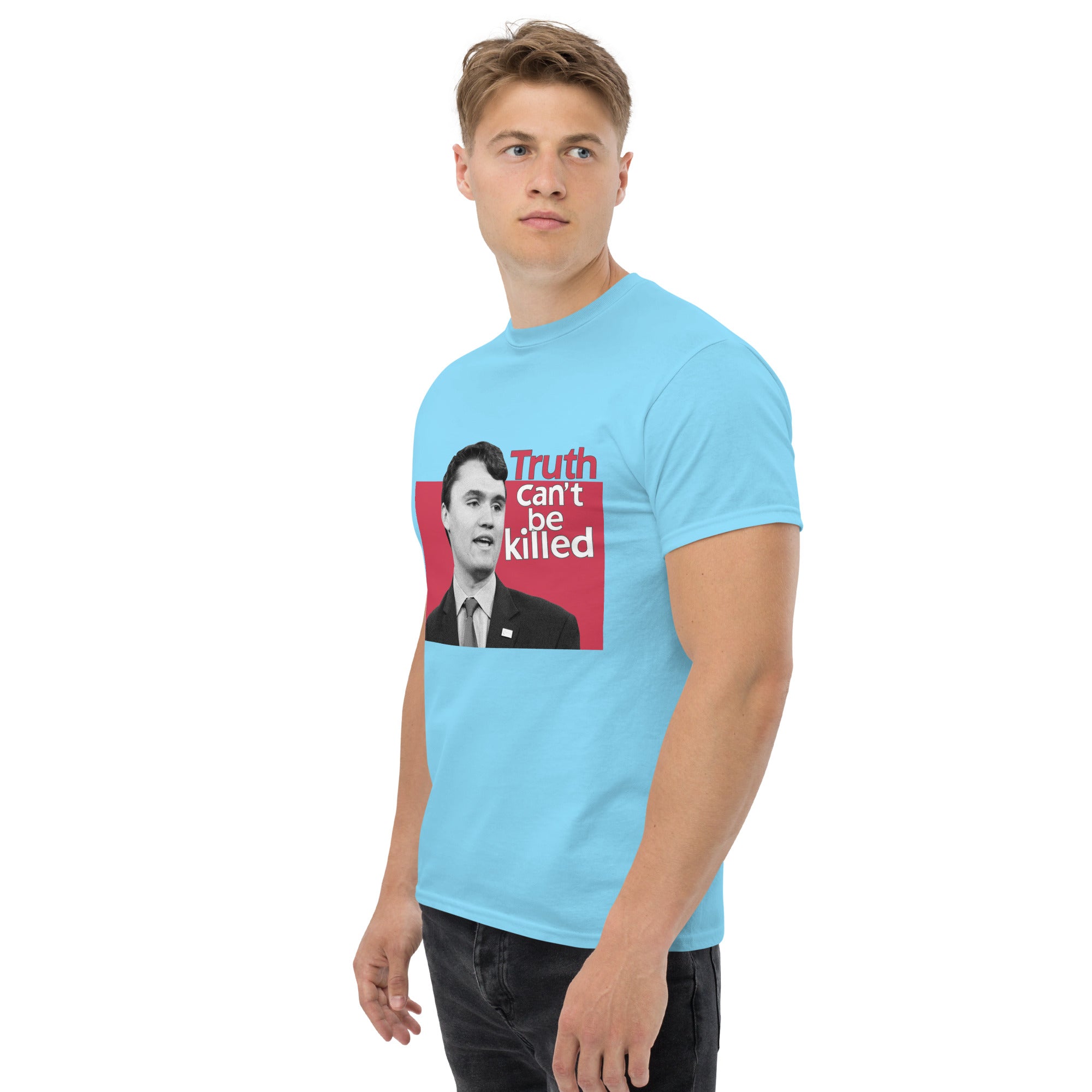 Charlie Kirk Shirt, Truth Can't Be Killed T-Shirt T-Shirt - Tophatter Daily Deals