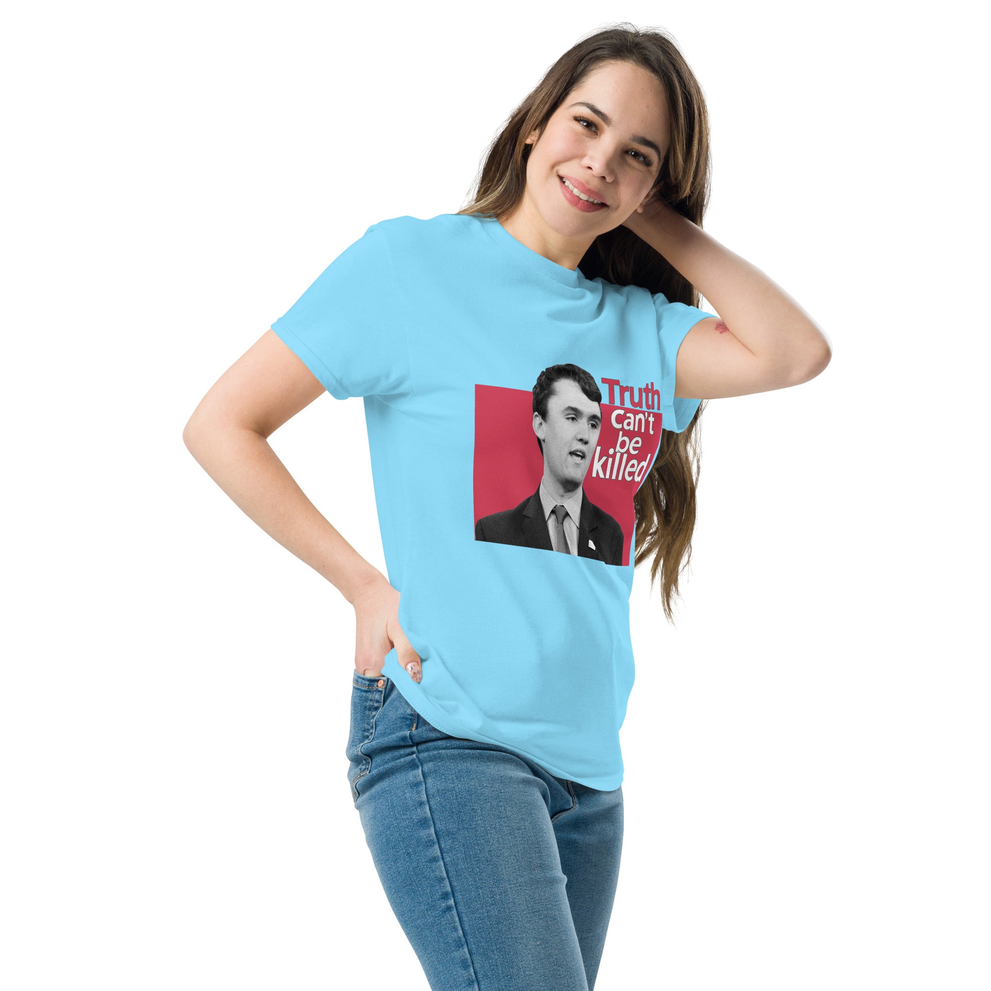 Charlie Kirk Shirt, Truth Can't Be Killed T-Shirt T-Shirt - Tophatter Daily Deals