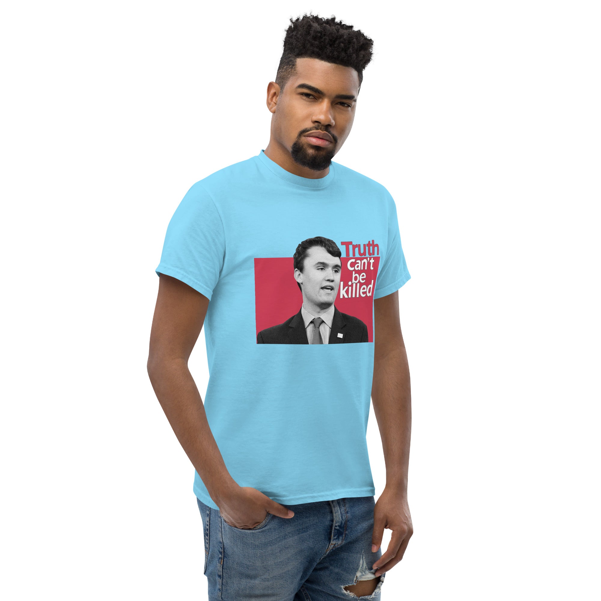 Charlie Kirk Shirt, Truth Can't Be Killed T-Shirt T-Shirt - Tophatter Daily Deals