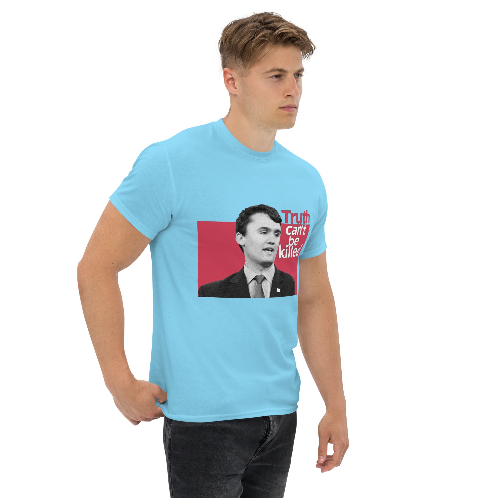 Charlie Kirk Shirt, Truth Can't Be Killed T-Shirt T-Shirt - Tophatter Daily Deals