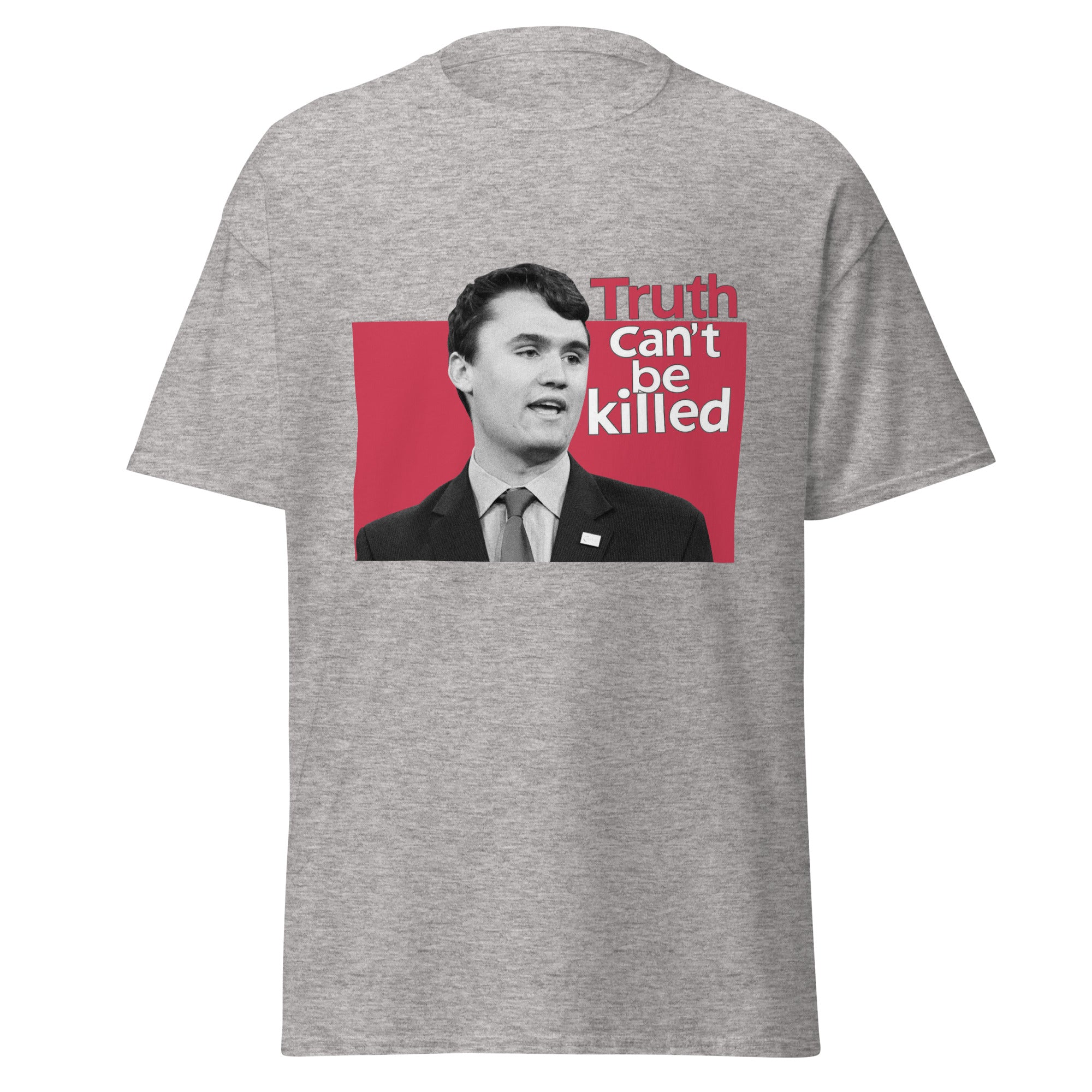 Charlie Kirk Shirt, Truth Can't Be Killed T-Shirt T-Shirt - Tophatter Daily Deals