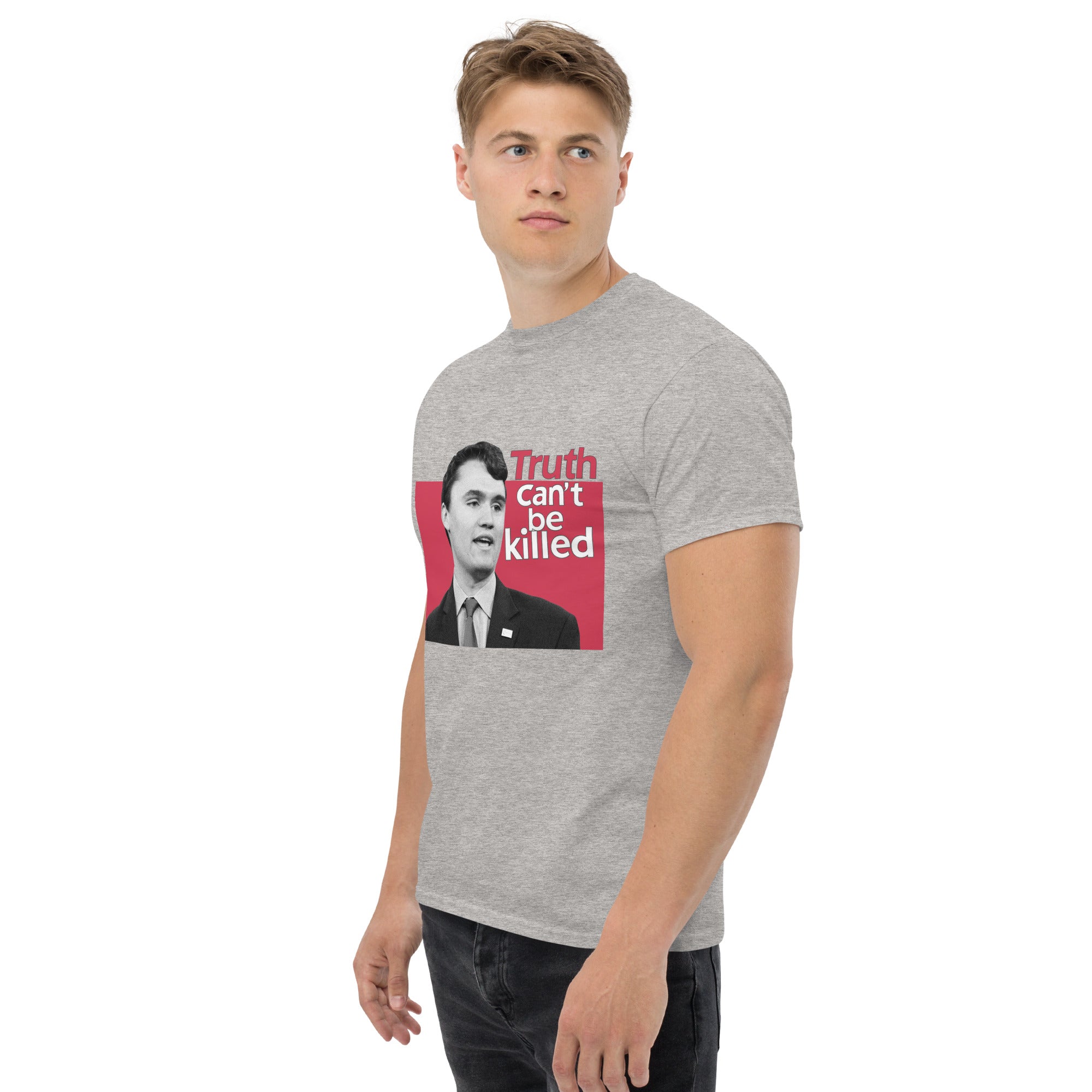 Charlie Kirk Shirt, Truth Can't Be Killed T-Shirt T-Shirt - Tophatter Daily Deals