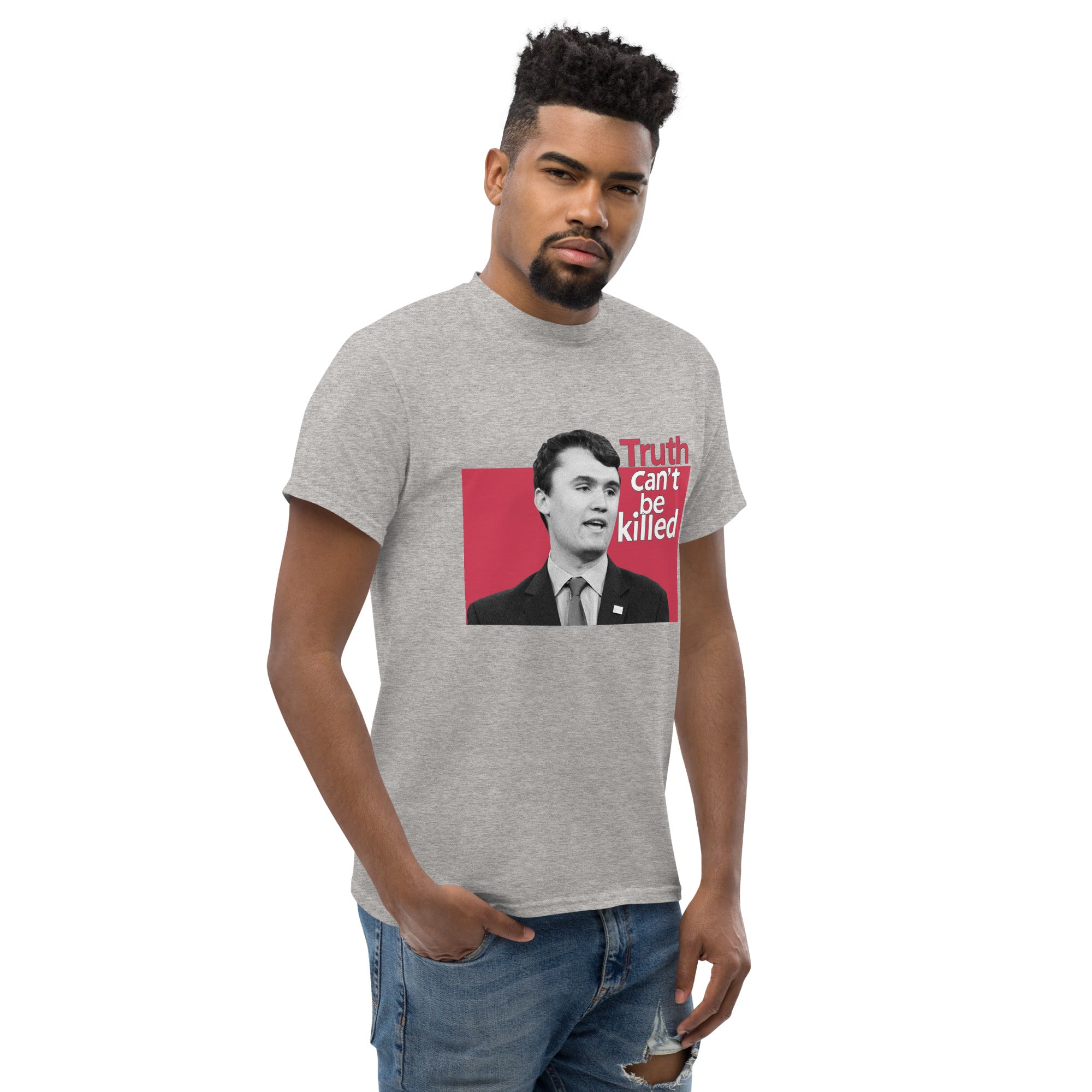 Charlie Kirk Shirt, Truth Can't Be Killed T-Shirt T-Shirt - Tophatter Daily Deals