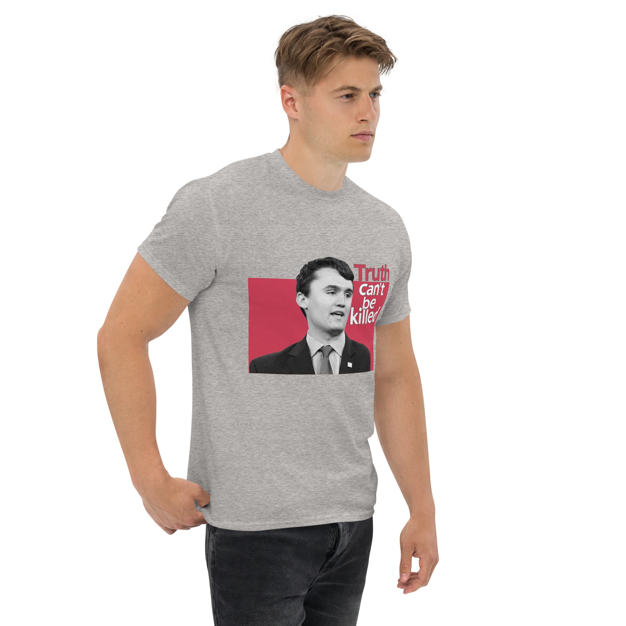 Charlie Kirk Shirt, Truth Can't Be Killed T-Shirt T-Shirt - Tophatter Daily Deals