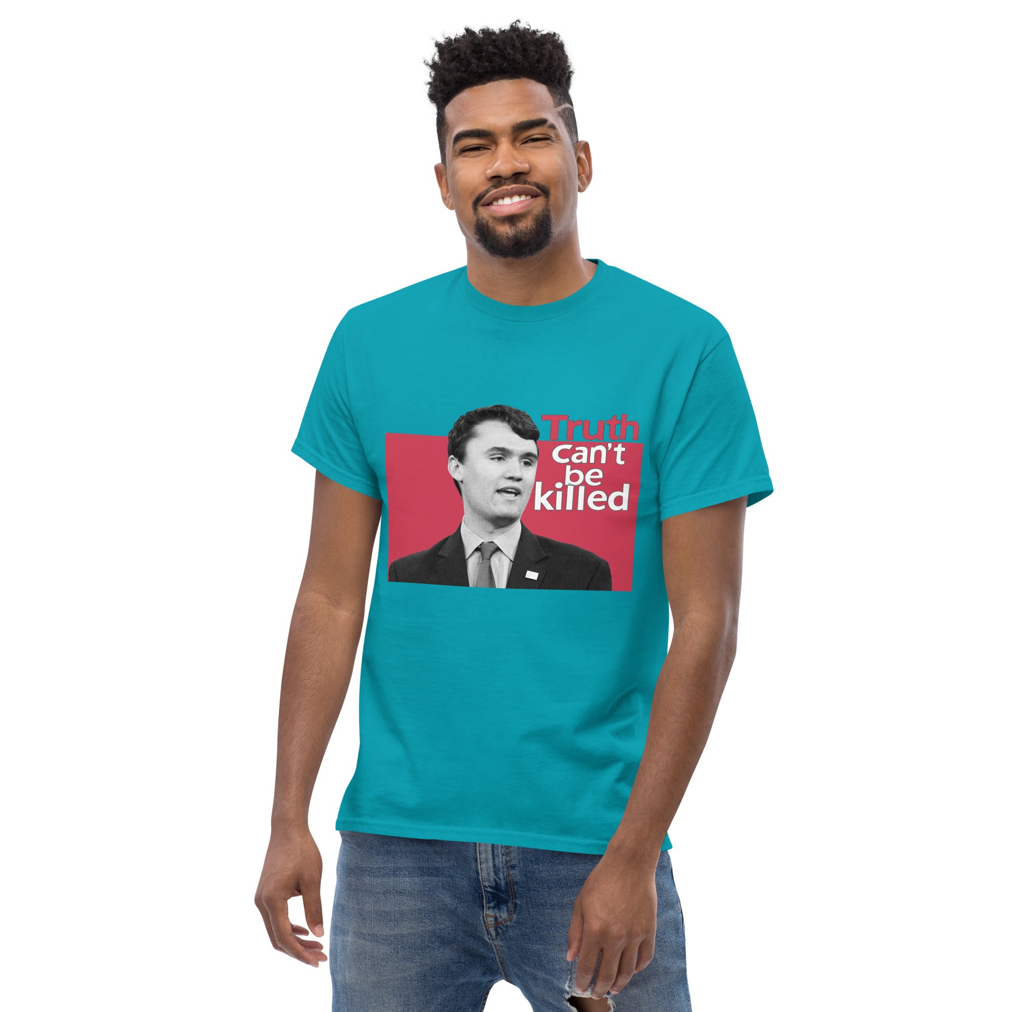 Charlie Kirk Shirt, Truth Can't Be Killed T-Shirt T-Shirt - Tophatter Daily Deals