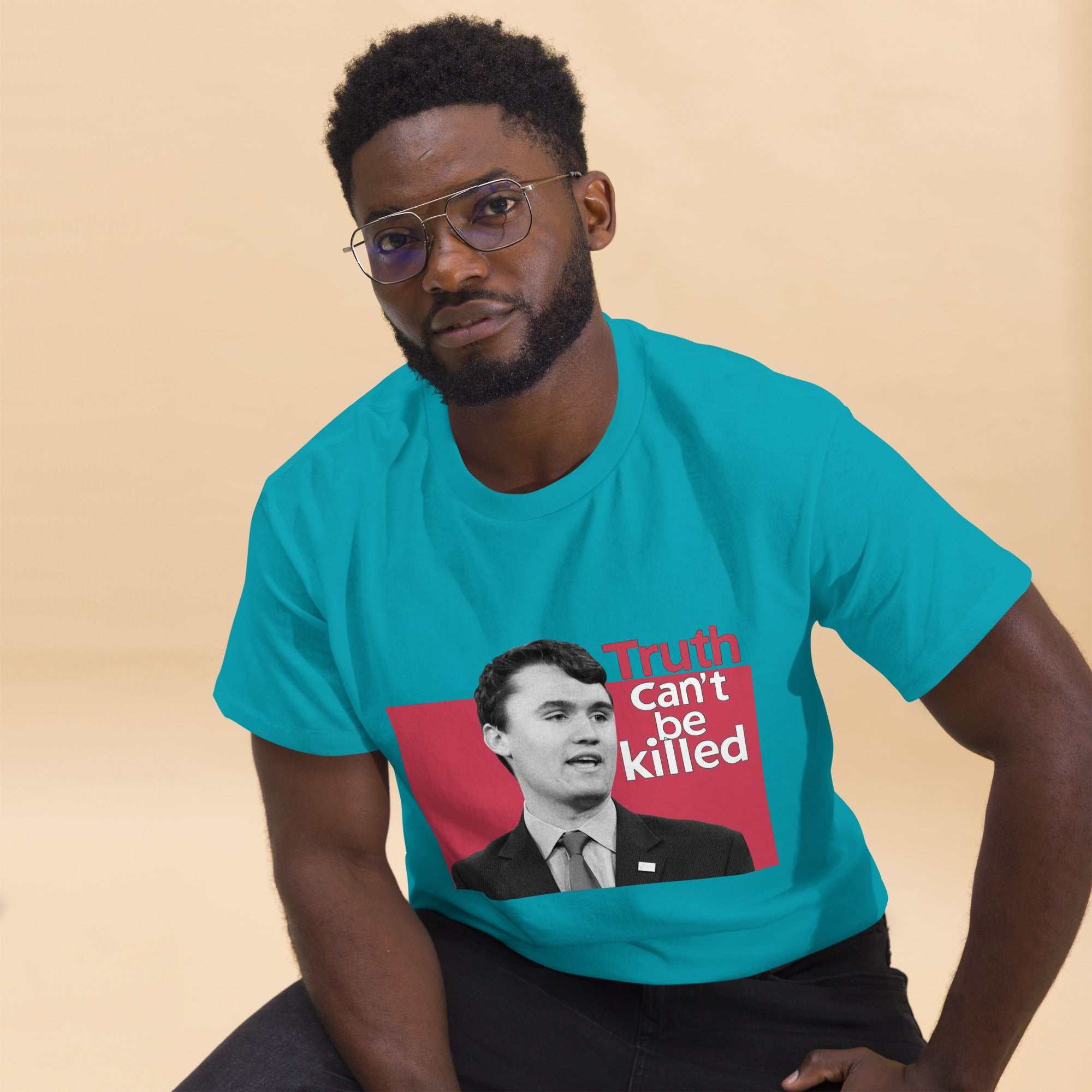 Charlie Kirk Shirt, Truth Can't Be Killed T-Shirt T-Shirt - Tophatter Daily Deals