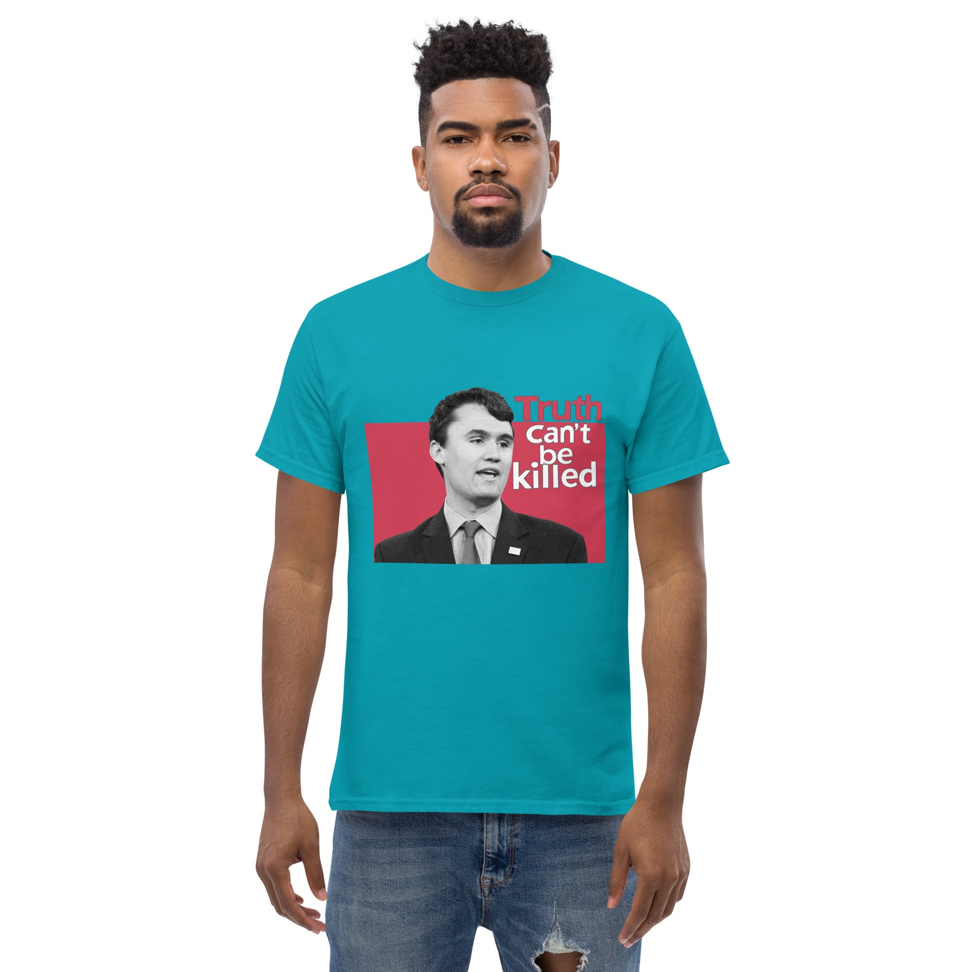 Charlie Kirk Shirt, Truth Can't Be Killed T-Shirt T-Shirt - Tophatter Daily Deals