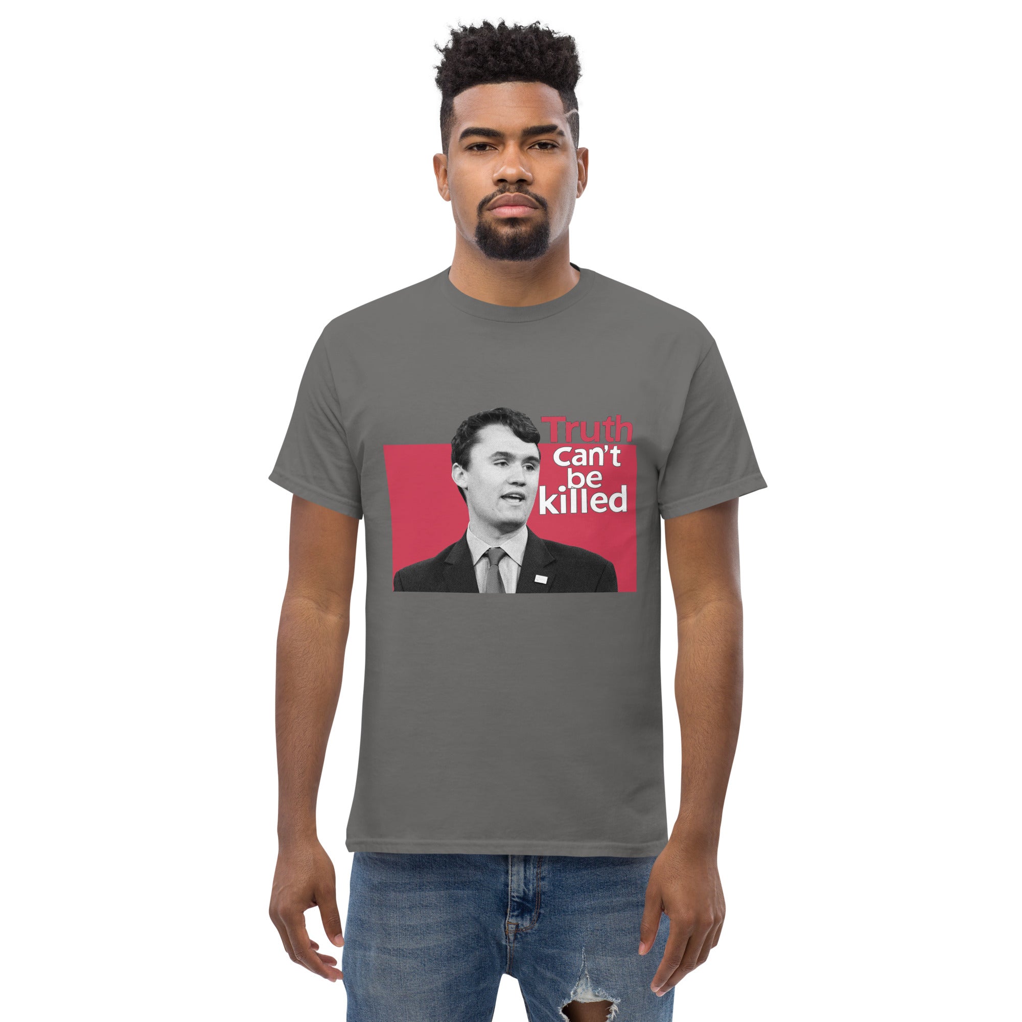 Charlie Kirk Shirt, Truth Can't Be Killed T-Shirt T-Shirt - Tophatter Daily Deals