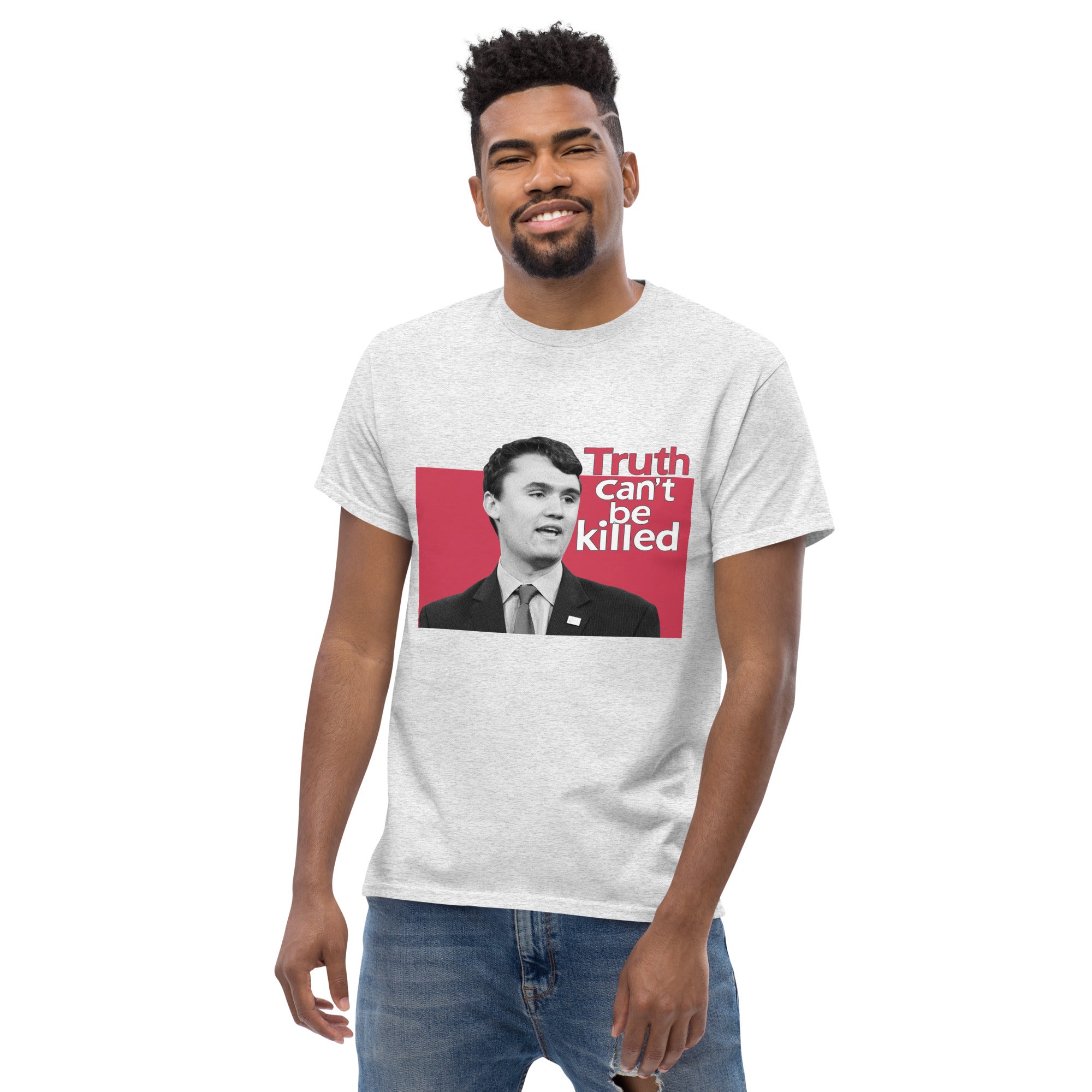 Charlie Kirk Shirt, Truth Can't Be Killed T-Shirt T-Shirt - Tophatter Daily Deals