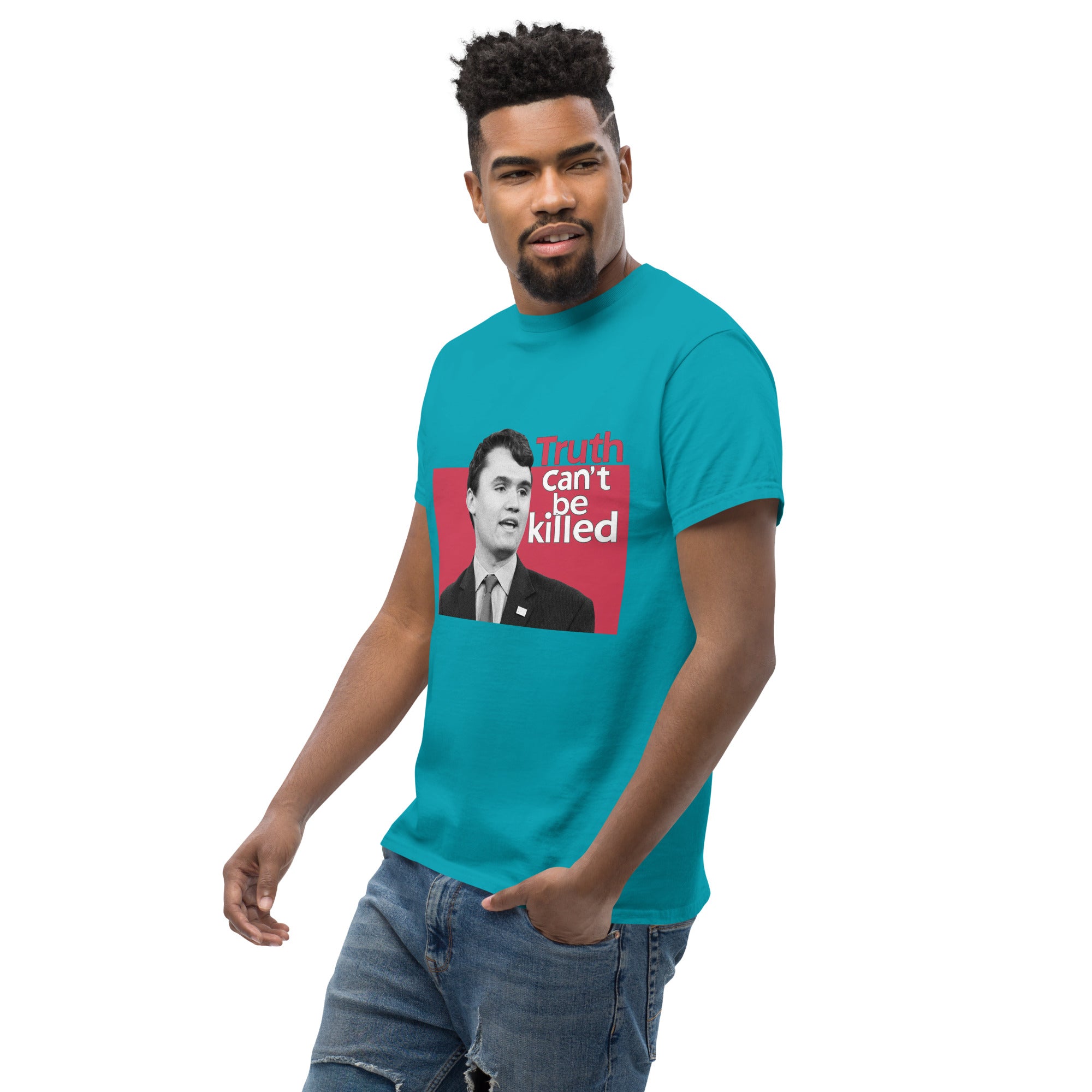Charlie Kirk Shirt, Truth Can't Be Killed T-Shirt T-Shirt - Tophatter Daily Deals