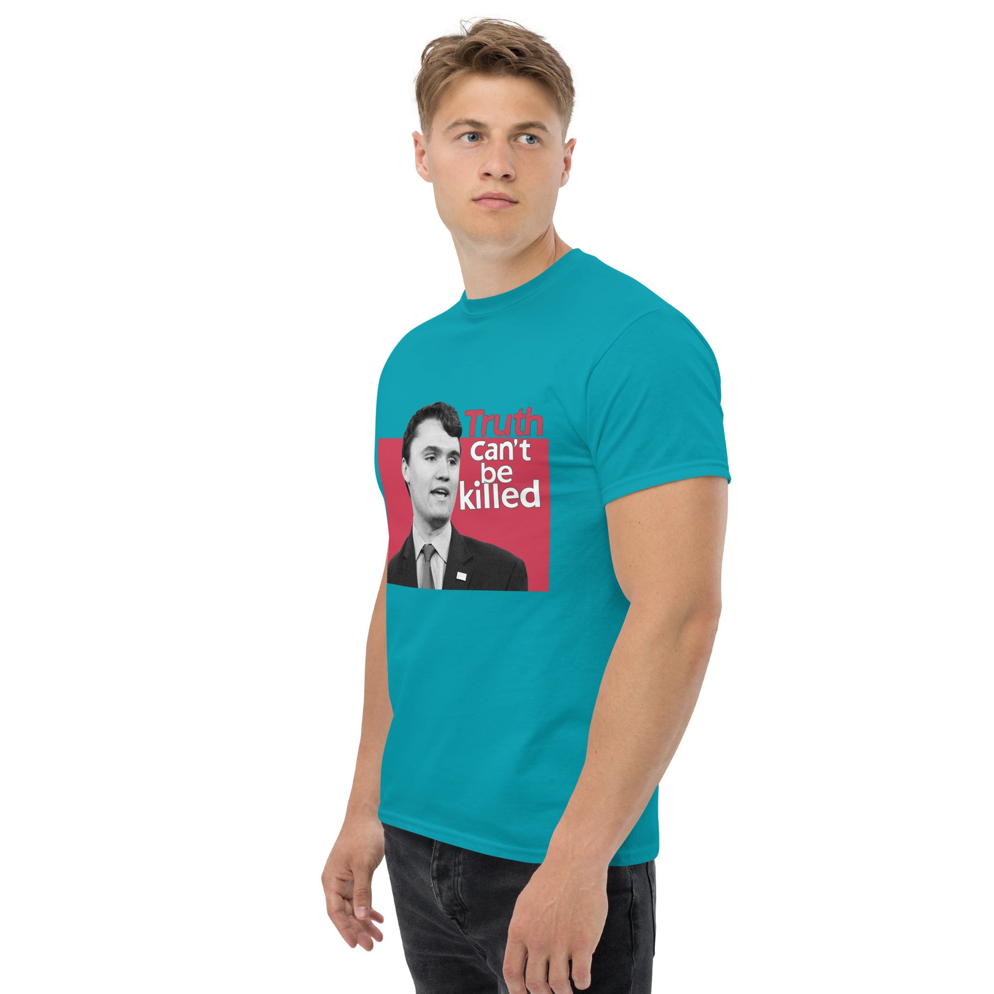 Charlie Kirk Shirt, Truth Can't Be Killed T-Shirt T-Shirt - Tophatter Daily Deals