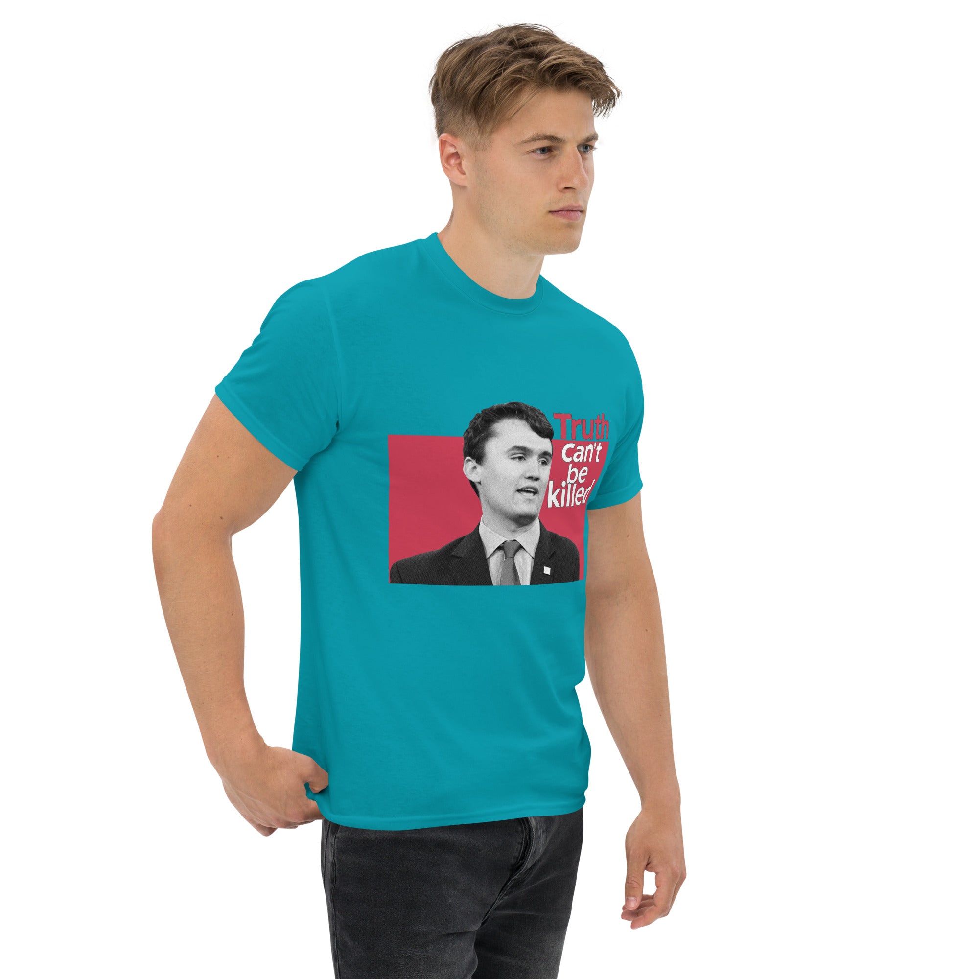 Charlie Kirk Shirt, Truth Can't Be Killed T-Shirt T-Shirt - Tophatter Daily Deals