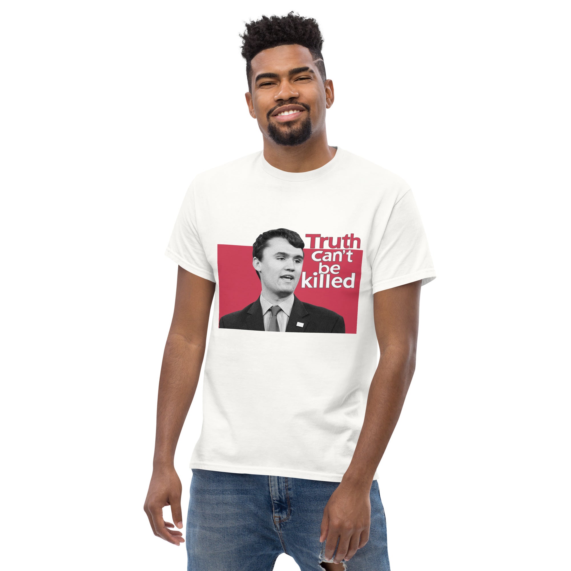 Charlie Kirk Shirt, Truth Can't Be Killed T-Shirt T-Shirt - Tophatter Daily Deals