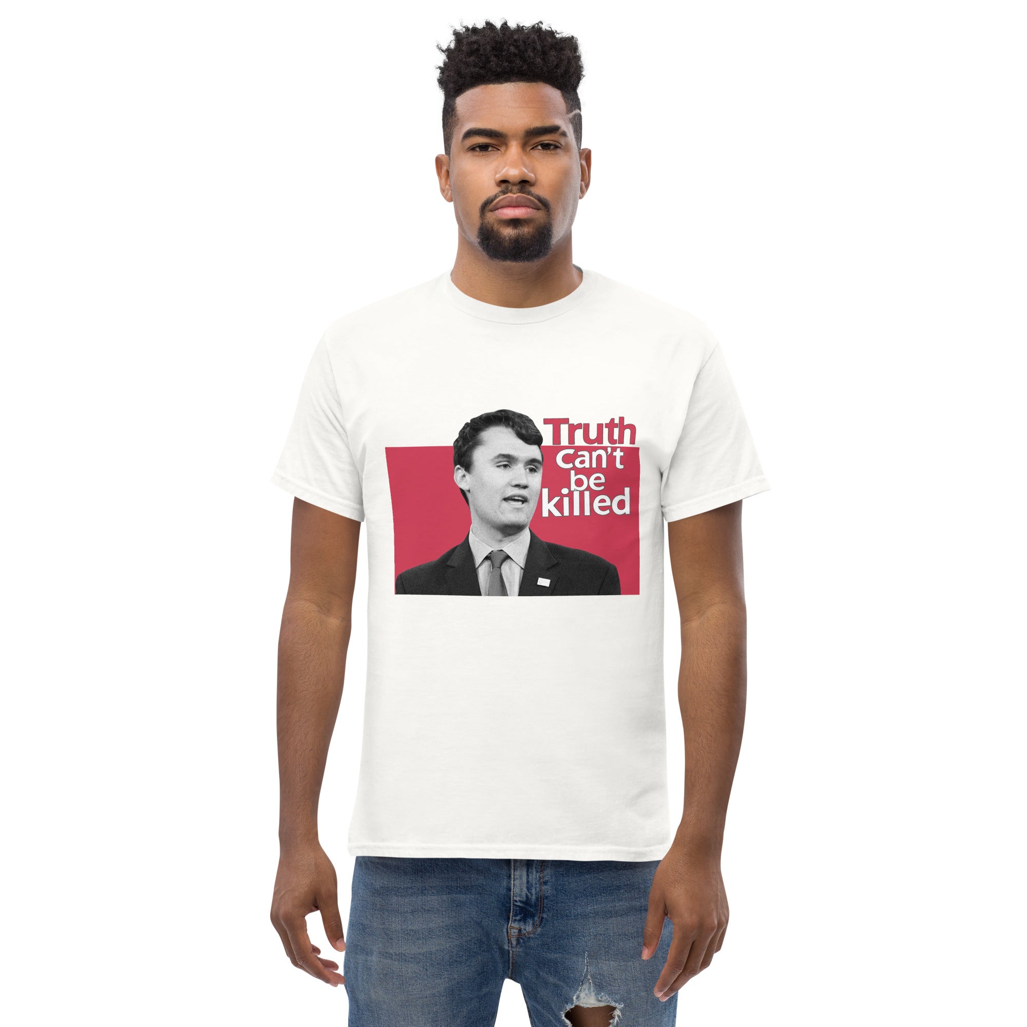 Charlie Kirk Shirt, Truth Can't Be Killed T-Shirt T-Shirt - Tophatter Daily Deals