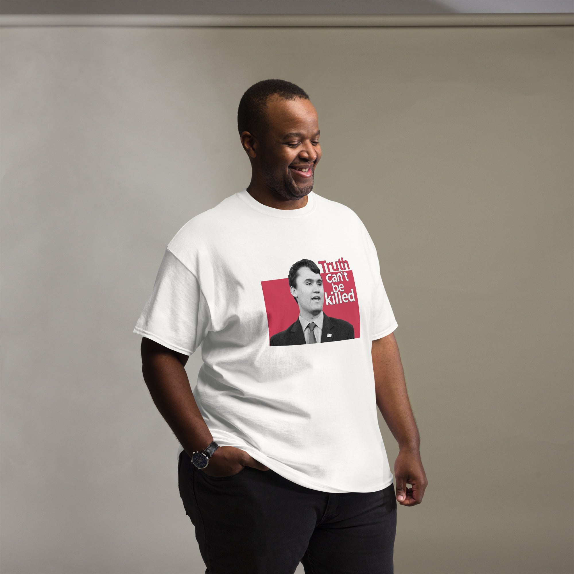 Charlie Kirk Shirt, Truth Can't Be Killed T-Shirt T-Shirt - Tophatter Daily Deals