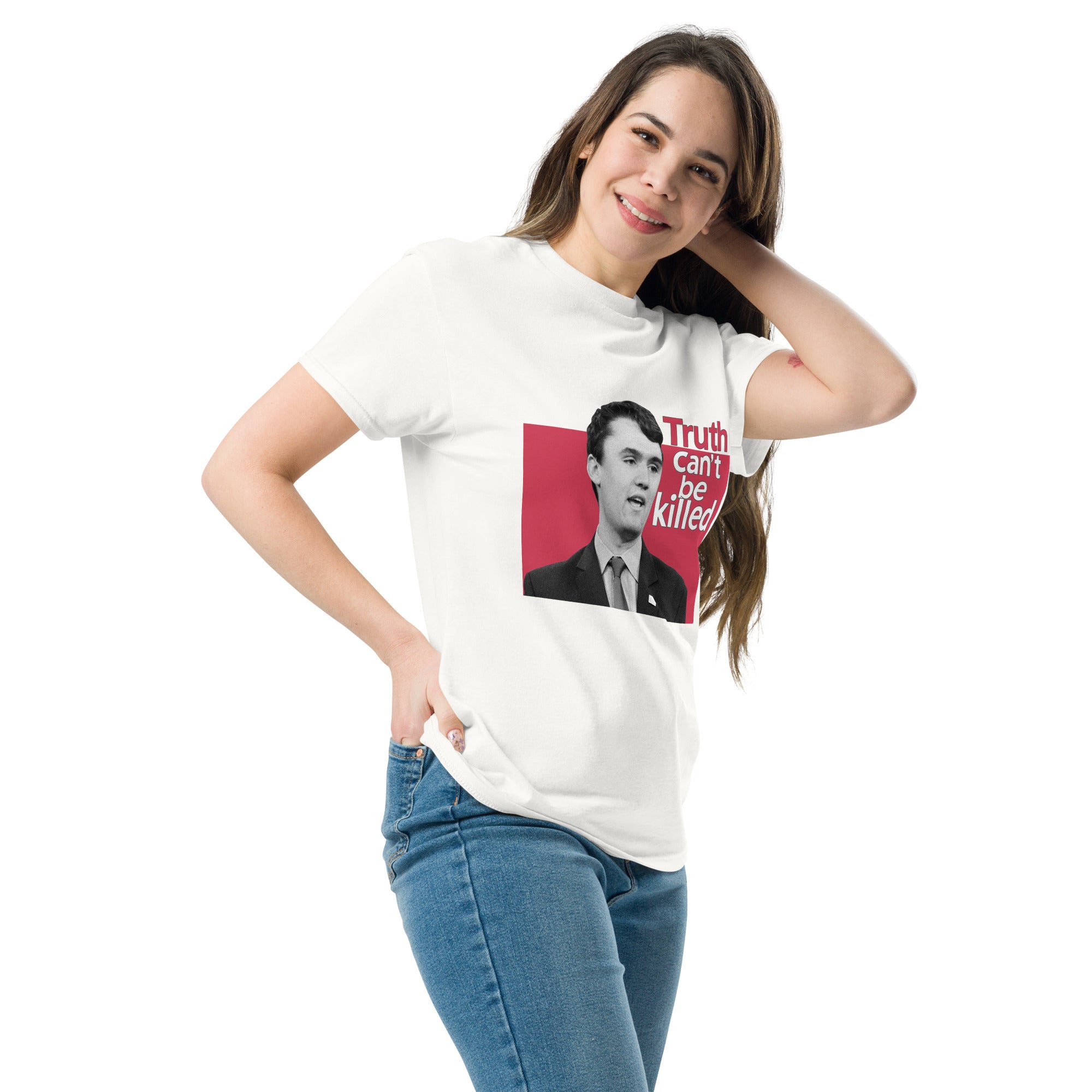 Charlie Kirk Shirt, Truth Can't Be Killed T-Shirt T-Shirt - Tophatter Daily Deals