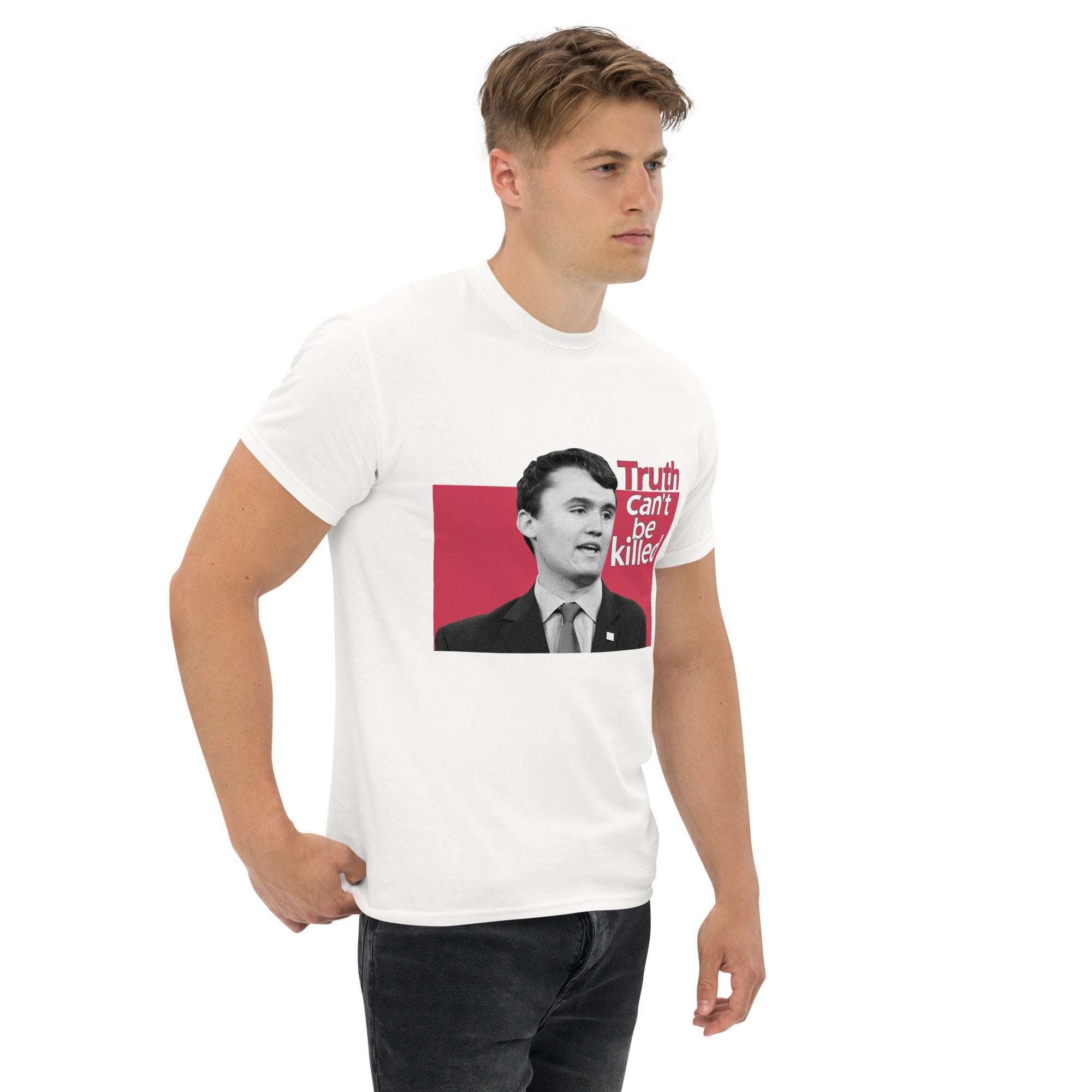 Charlie Kirk Shirt, Truth Can't Be Killed T-Shirt T-Shirt - Tophatter Daily Deals