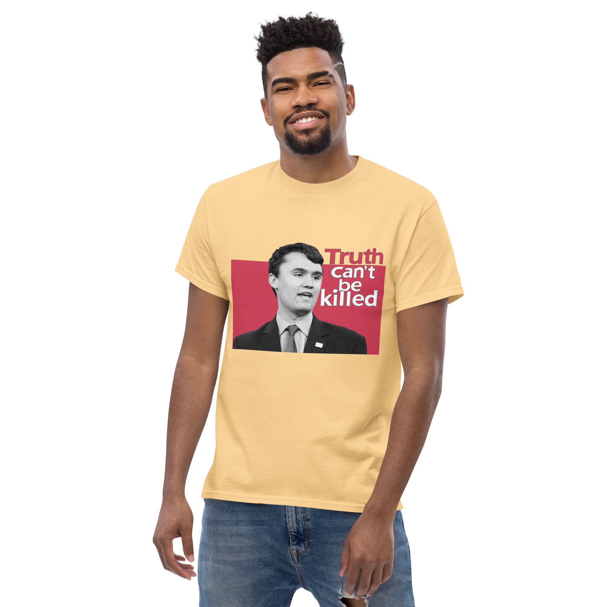 Charlie Kirk Shirt, Truth Can't Be Killed T-Shirt T-Shirt - Tophatter Daily Deals
