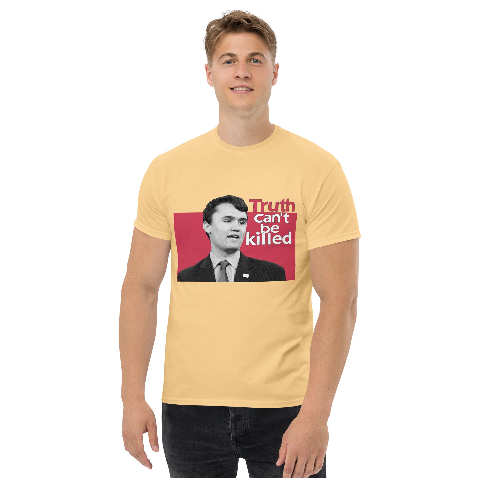 Charlie Kirk Shirt, Truth Can't Be Killed T-Shirt T-Shirt - Tophatter Daily Deals