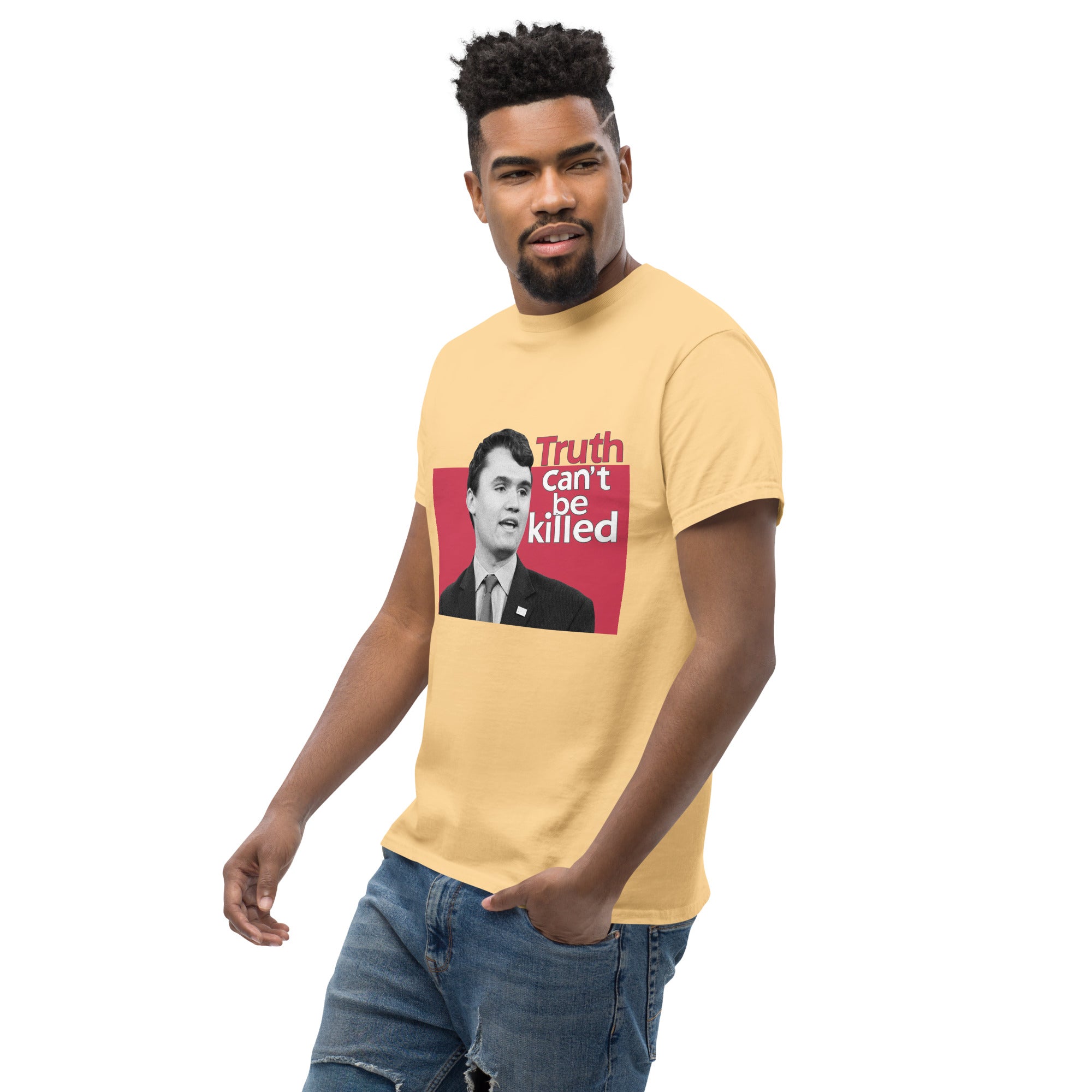 Charlie Kirk Shirt, Truth Can't Be Killed T-Shirt T-Shirt - Tophatter Daily Deals
