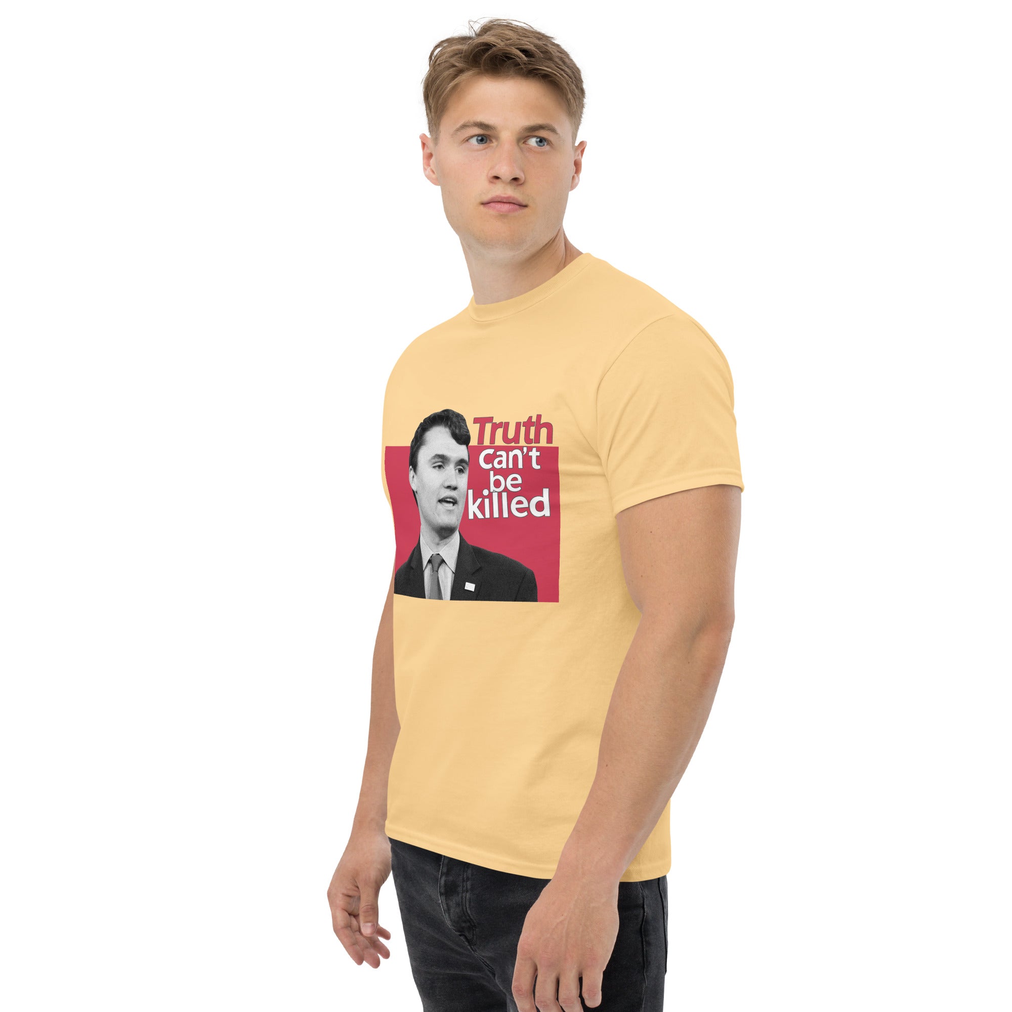 Charlie Kirk Shirt, Truth Can't Be Killed T-Shirt T-Shirt - Tophatter Daily Deals
