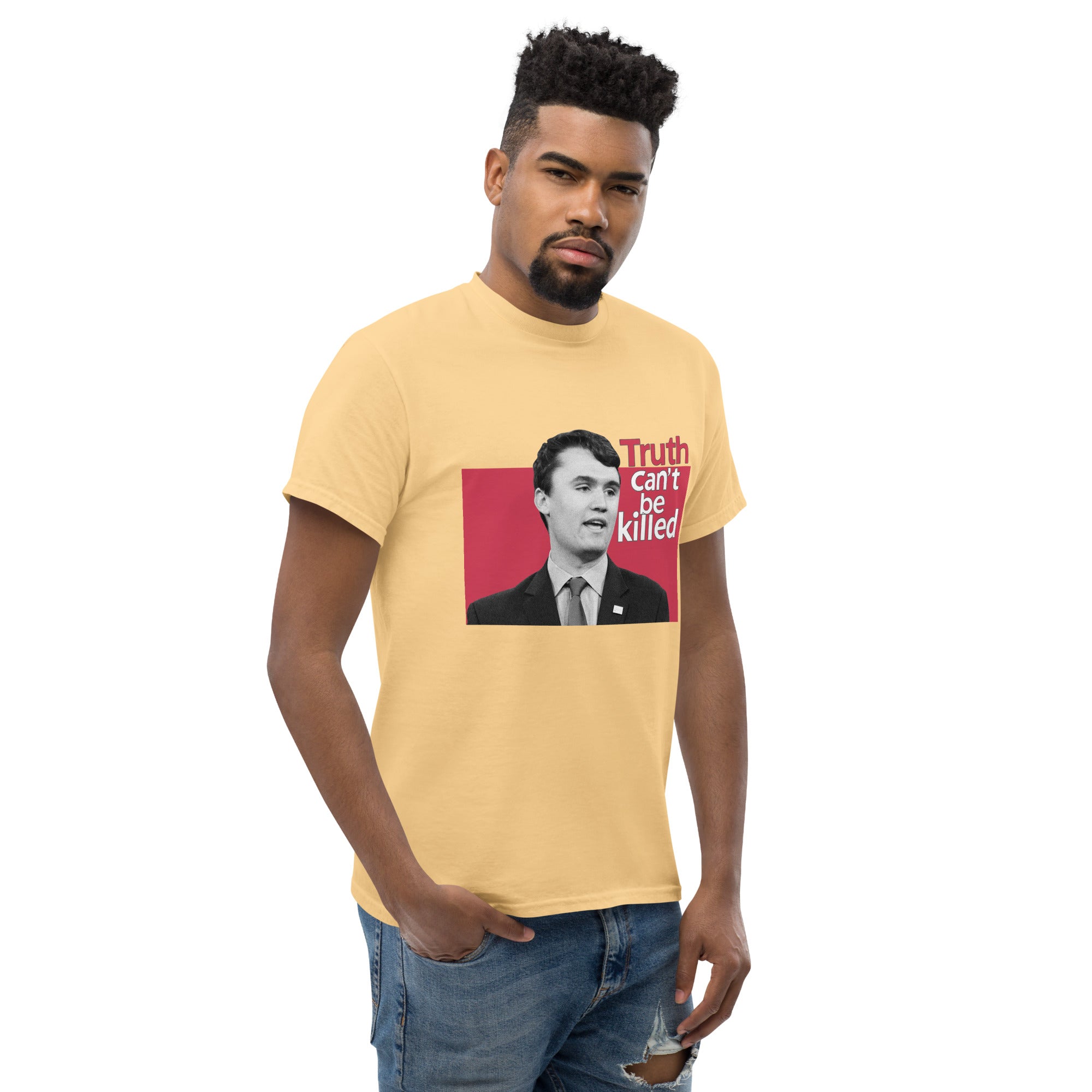Charlie Kirk Shirt, Truth Can't Be Killed T-Shirt T-Shirt - Tophatter Daily Deals
