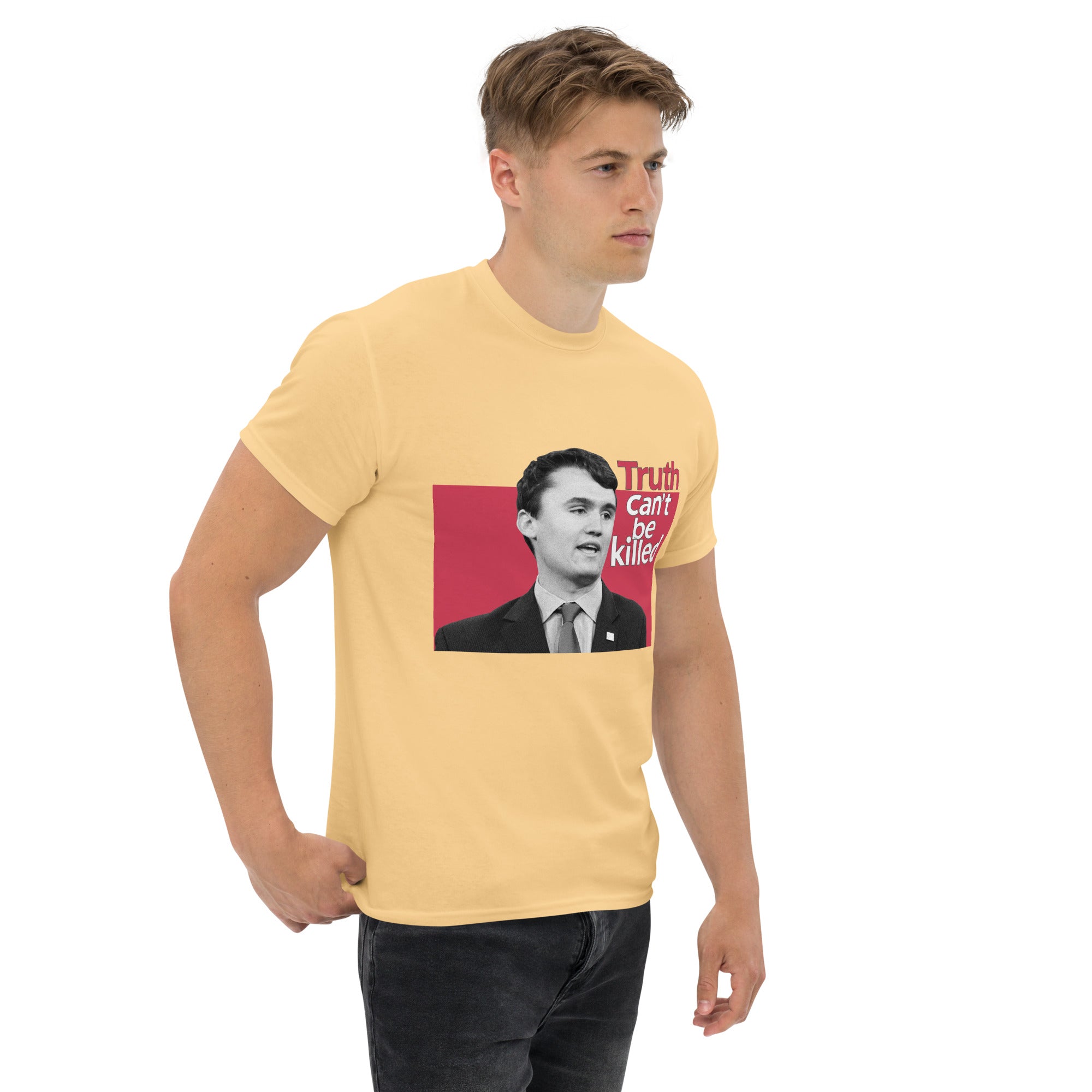 Charlie Kirk Shirt, Truth Can't Be Killed T-Shirt T-Shirt - Tophatter Daily Deals