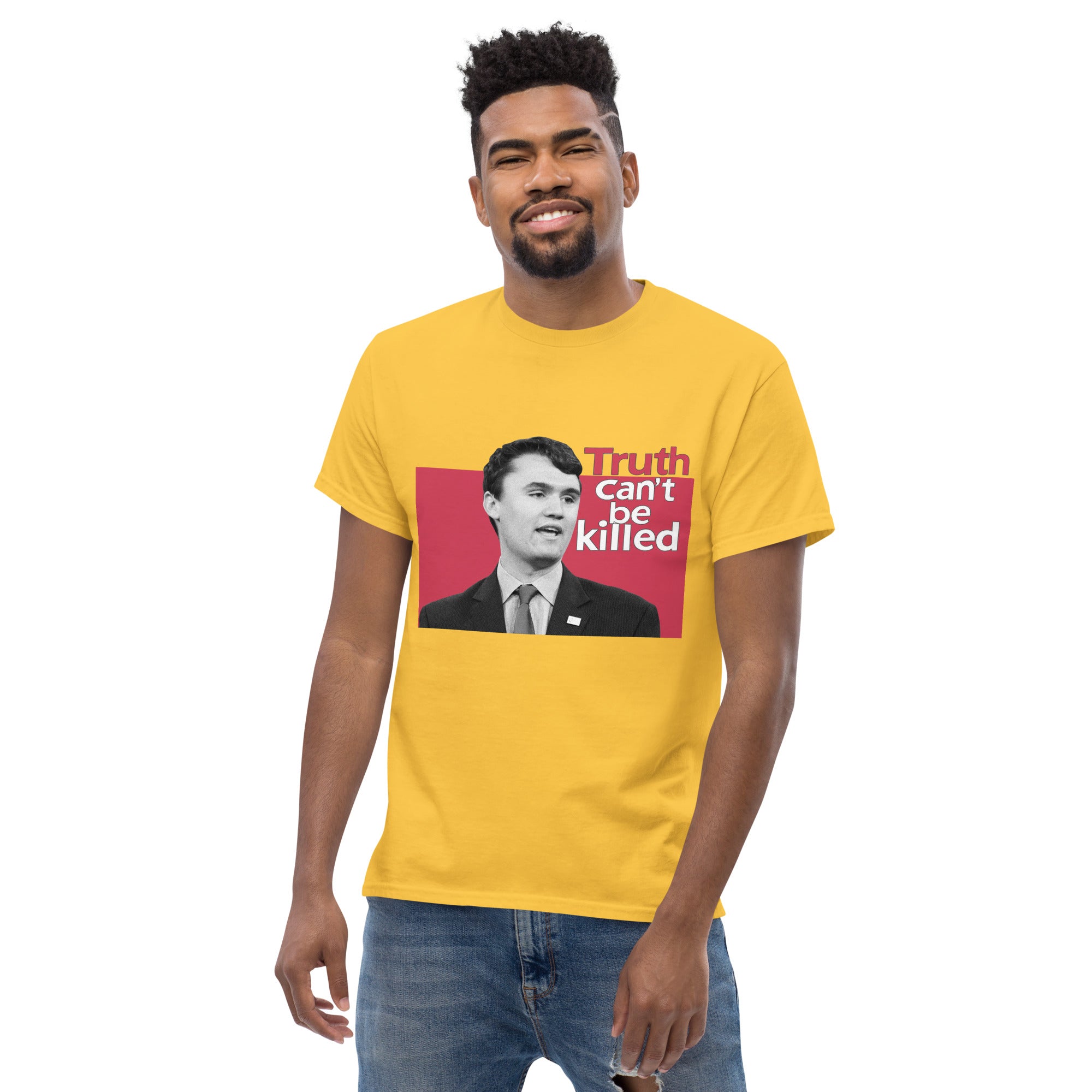 Charlie Kirk Shirt, Truth Can't Be Killed T-Shirt T-Shirt - Tophatter Daily Deals