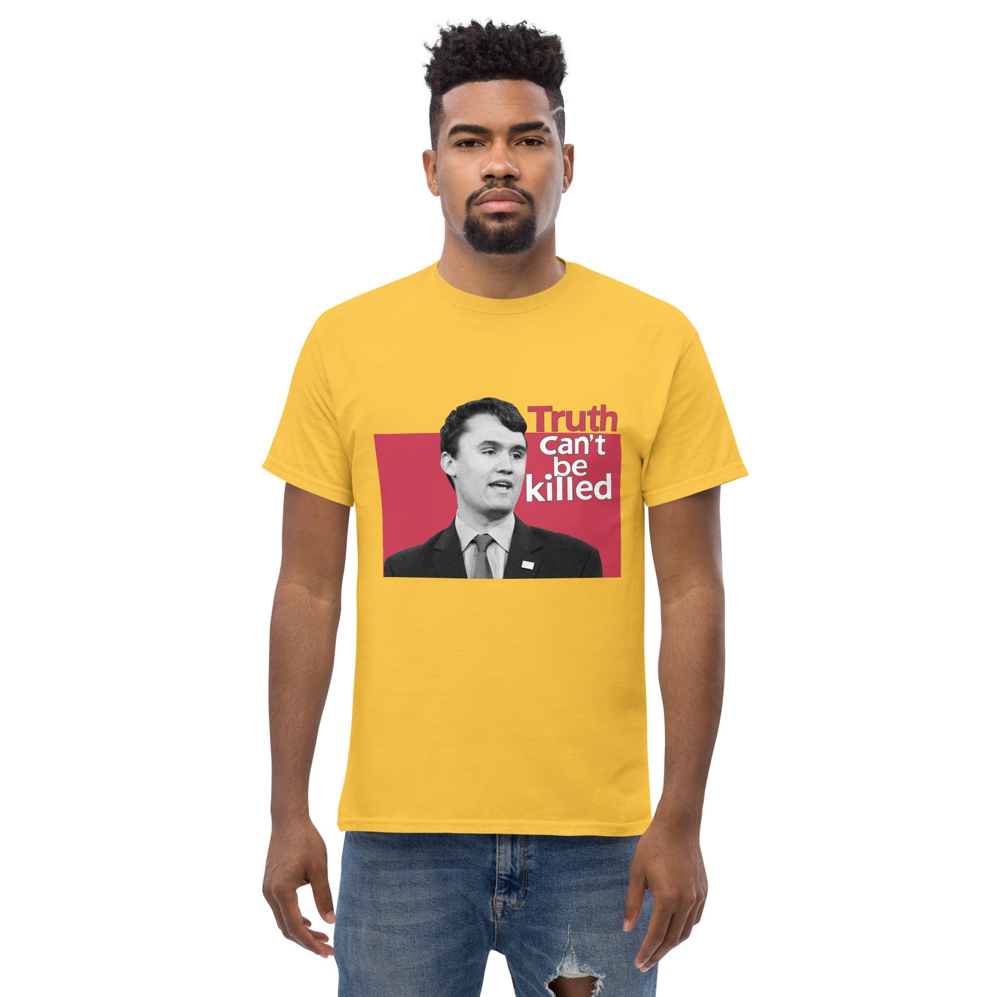 Charlie Kirk Shirt, Truth Can't Be Killed T-Shirt T-Shirt - Tophatter Daily Deals