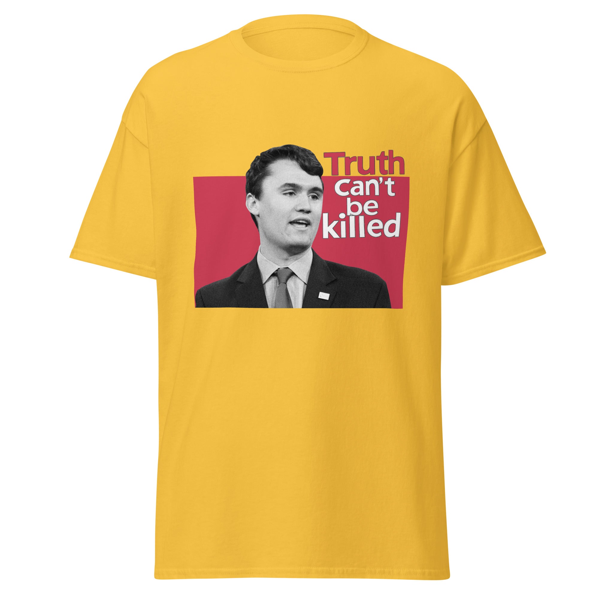 Charlie Kirk Shirt, Truth Can't Be Killed T-Shirt T-Shirt - Tophatter Daily Deals