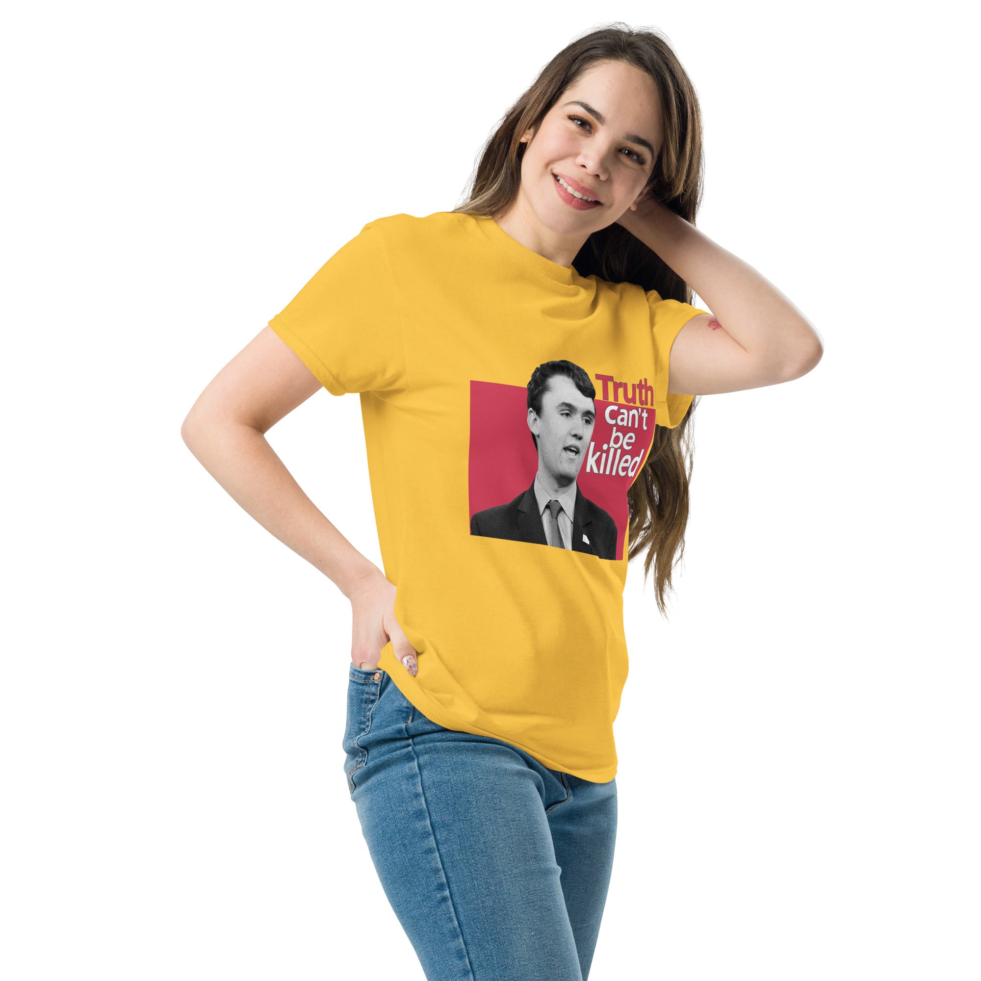 Charlie Kirk Shirt, Truth Can't Be Killed T-Shirt T-Shirt - Tophatter Daily Deals