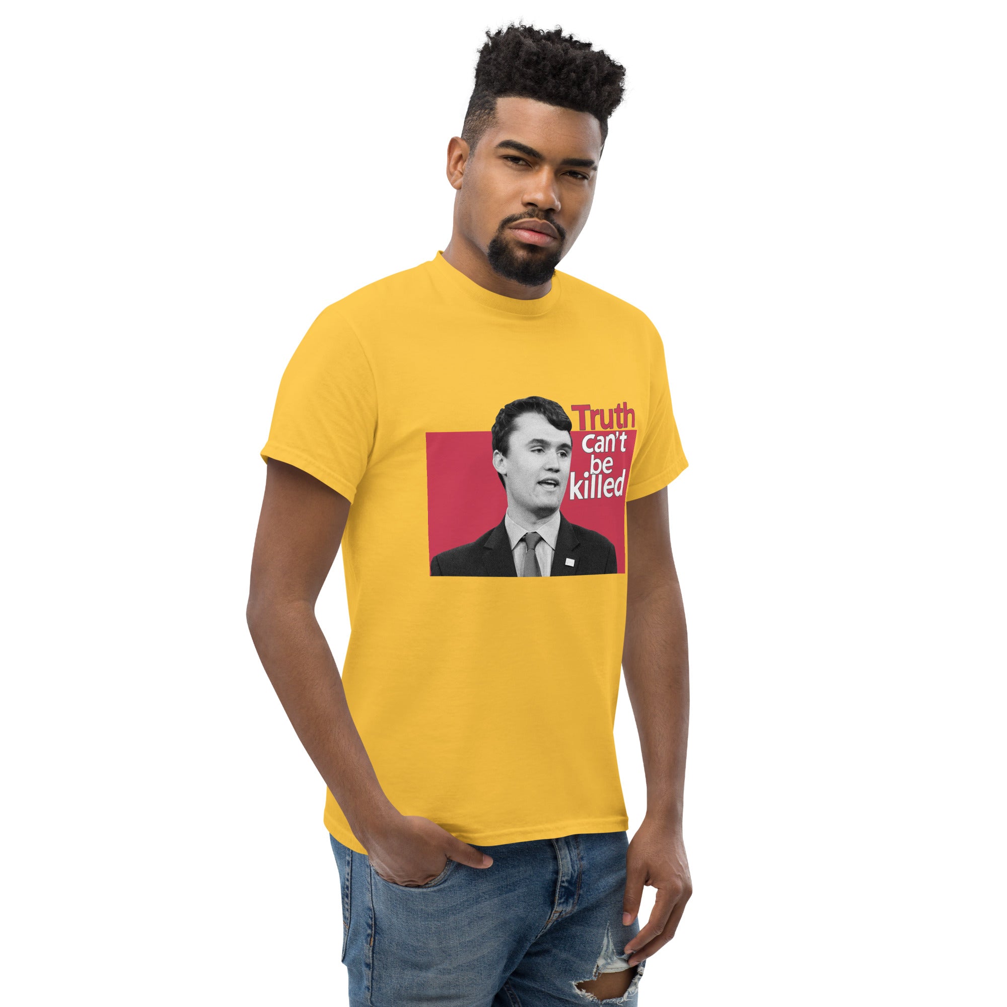 Charlie Kirk Shirt, Truth Can't Be Killed T-Shirt T-Shirt - Tophatter Daily Deals