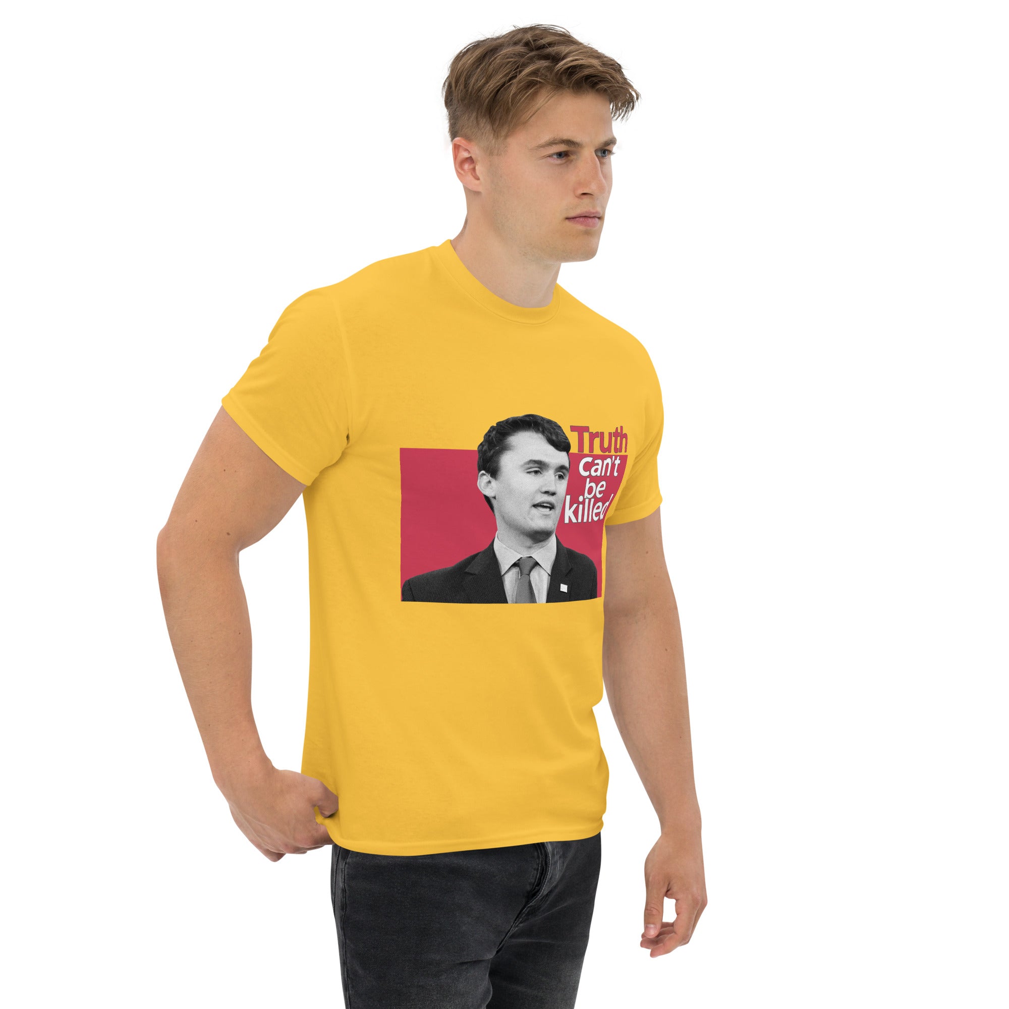 Charlie Kirk Shirt, Truth Can't Be Killed T-Shirt T-Shirt - Tophatter Daily Deals