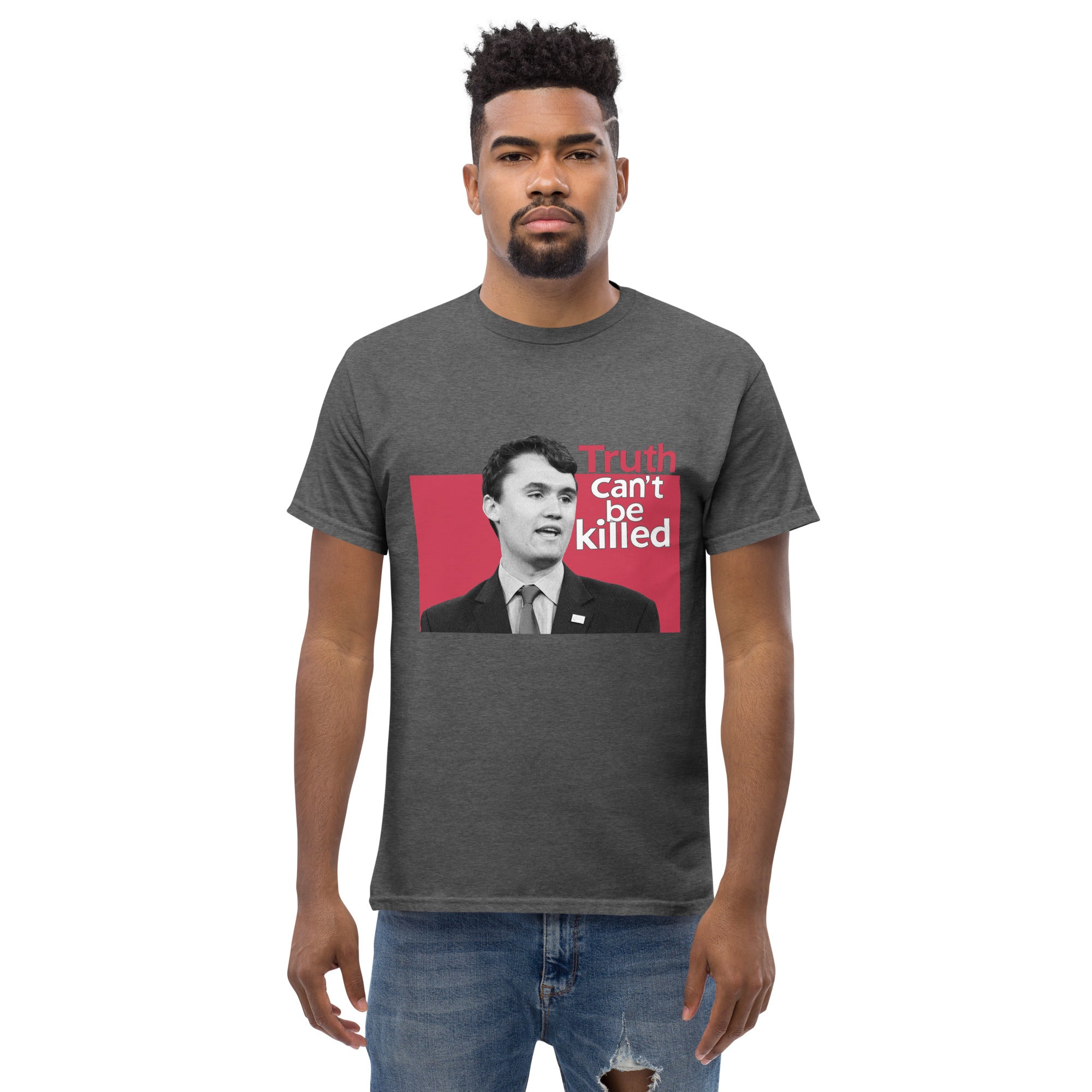 Charlie Kirk Shirt, Truth Can't Be Killed T-Shirt T-Shirt - Tophatter Daily Deals