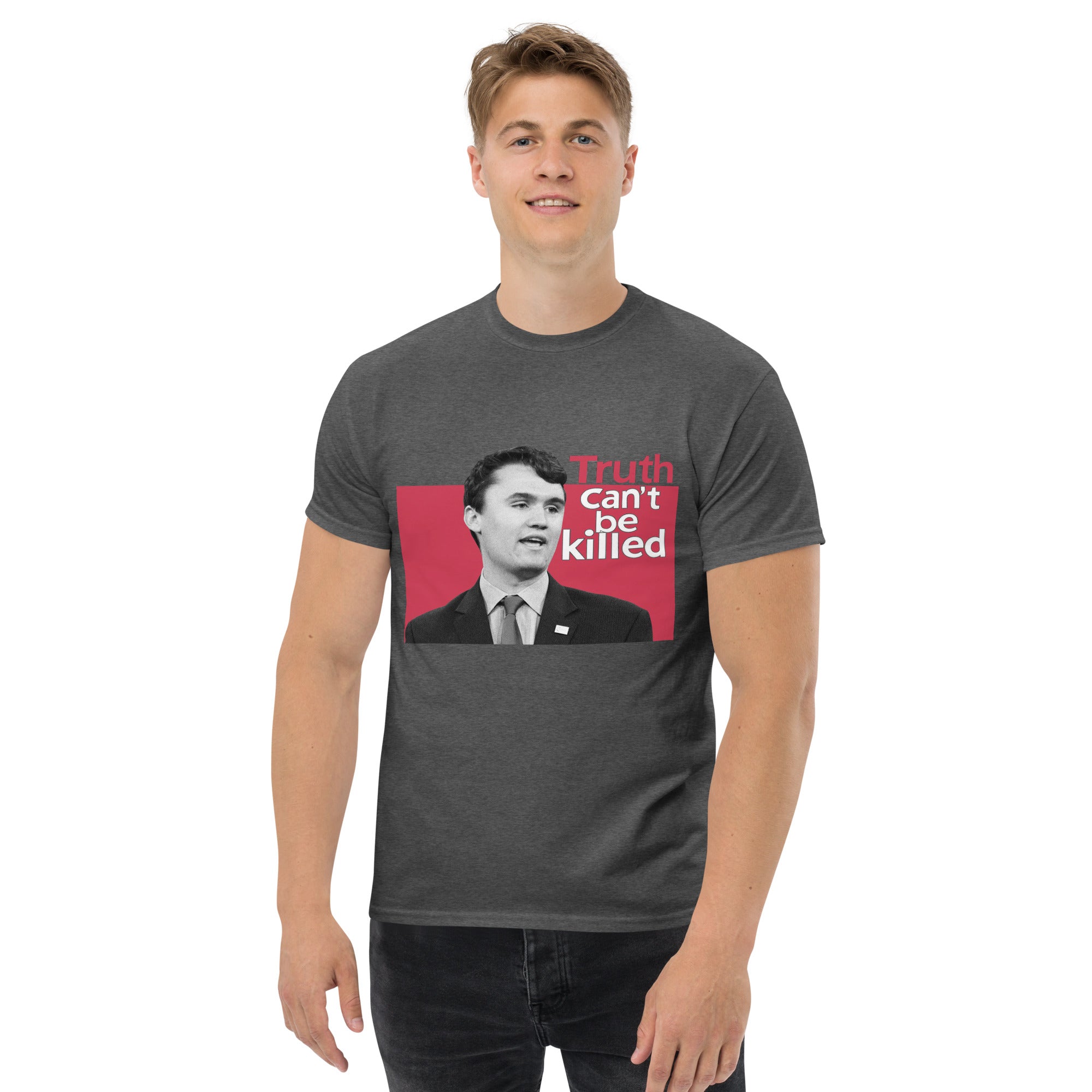 Charlie Kirk Shirt, Truth Can't Be Killed T-Shirt T-Shirt - Tophatter Daily Deals